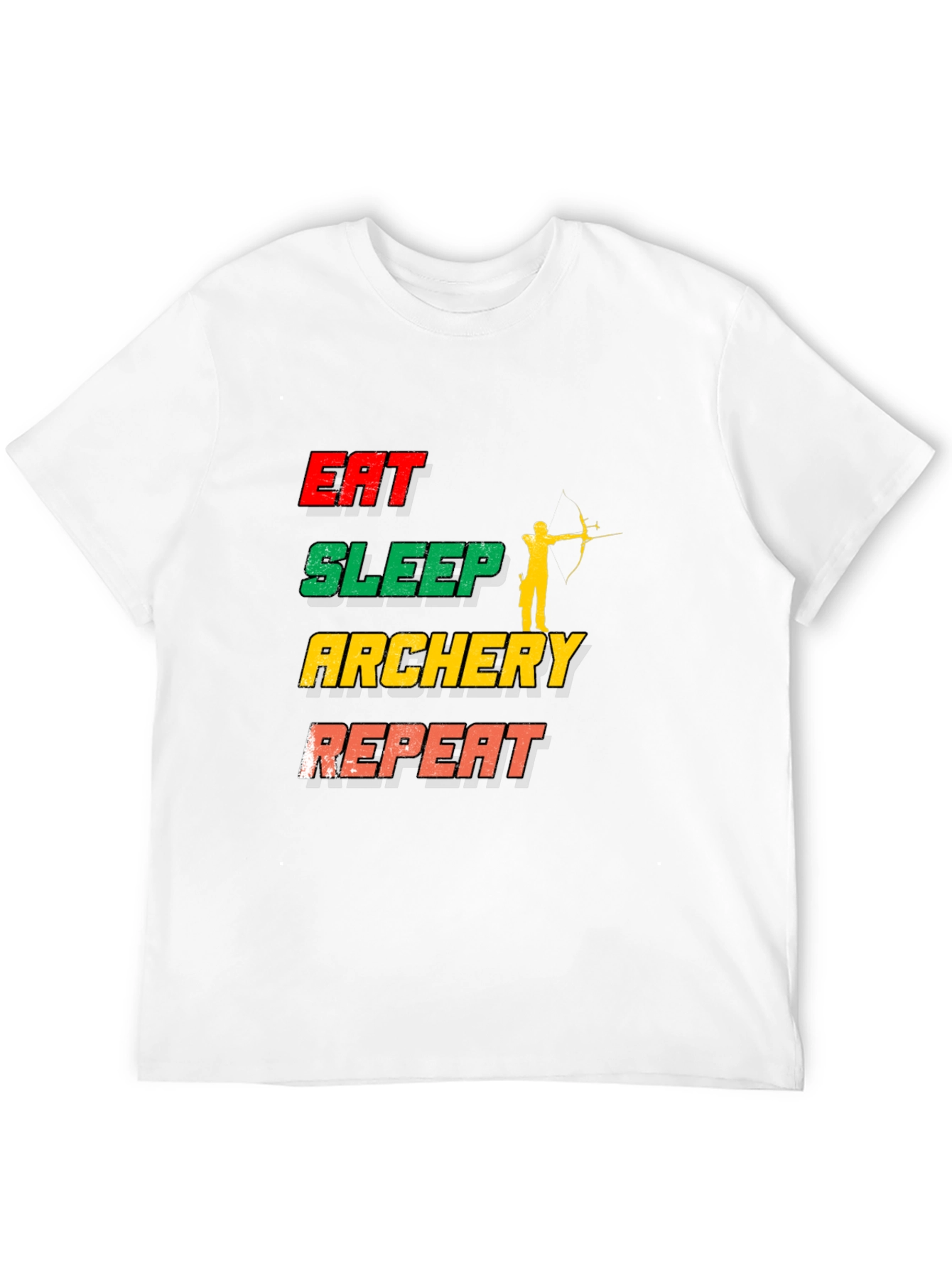 Eat Sleep Archery Repeat T-Shirt | Sports Tee