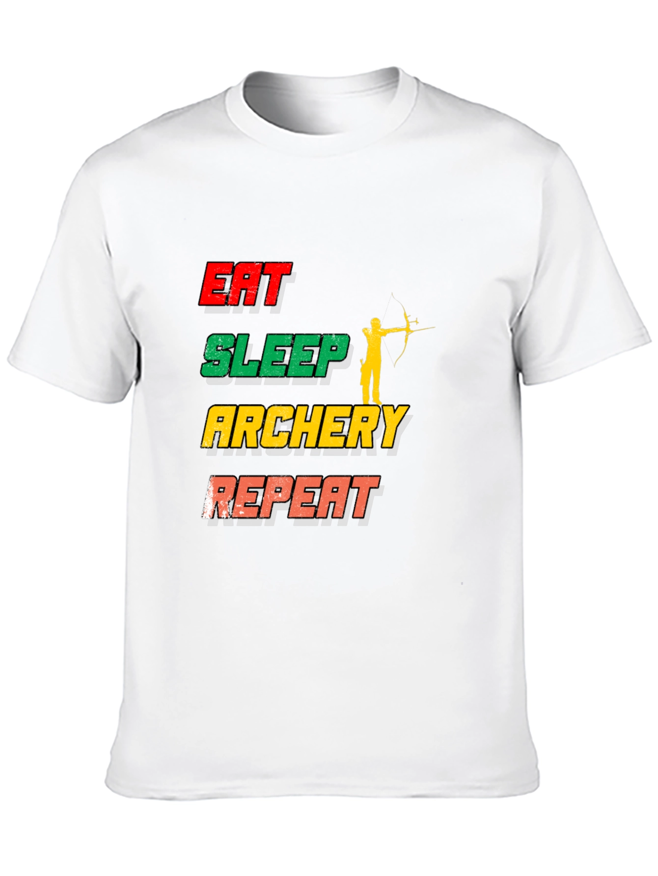 Eat Sleep Archery Repeat T-Shirt | Sports Tee