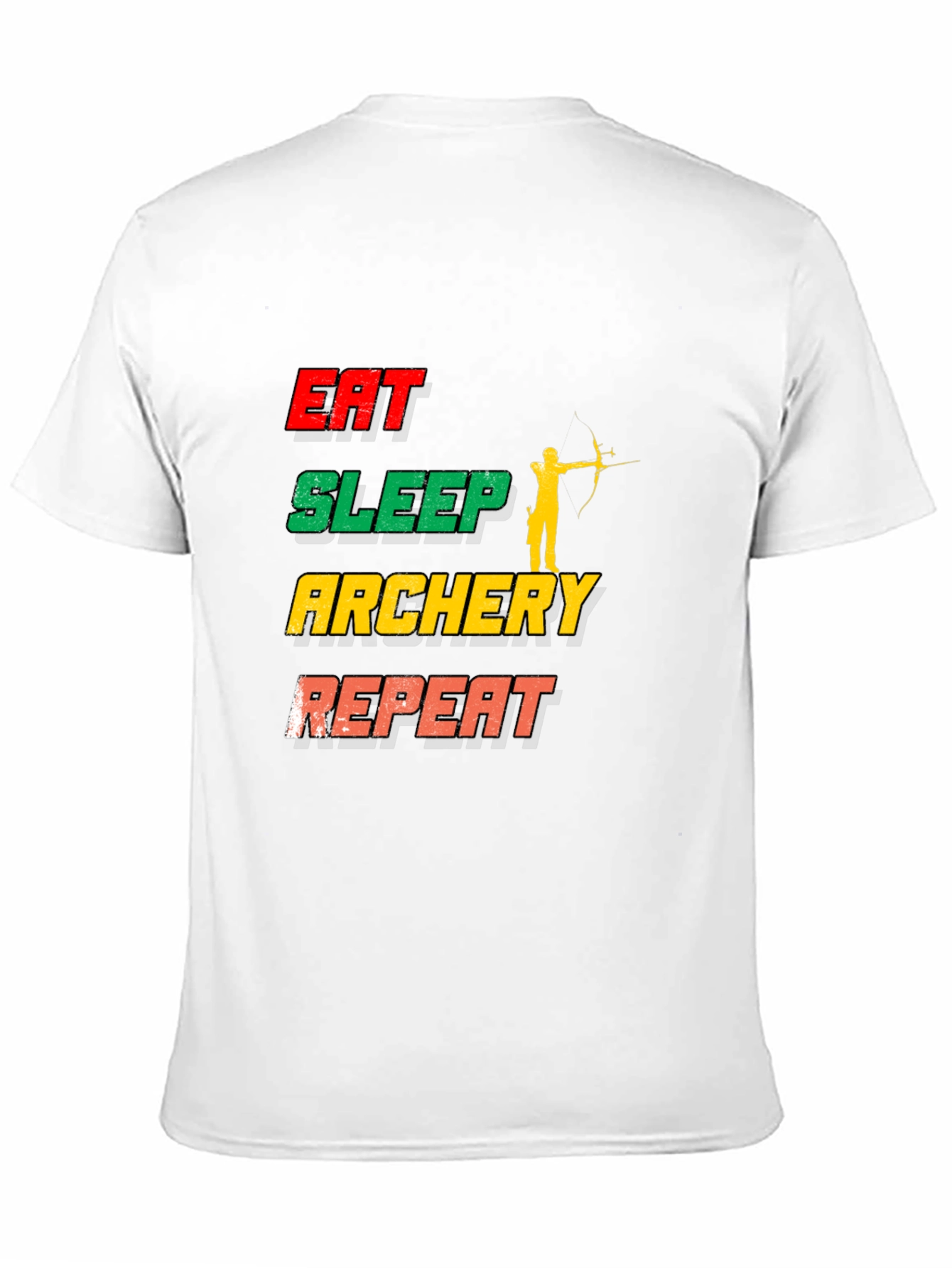 Eat Sleep Archery Repeat T-Shirt | Sports Tee