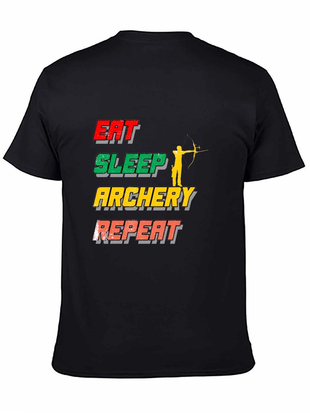 Eat Sleep Archery Repeat T-Shirt | Sports Tee