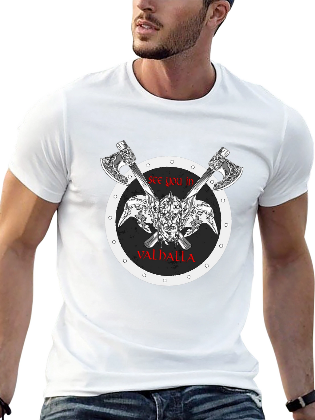 See You In Valhalla Viking T-Shirt