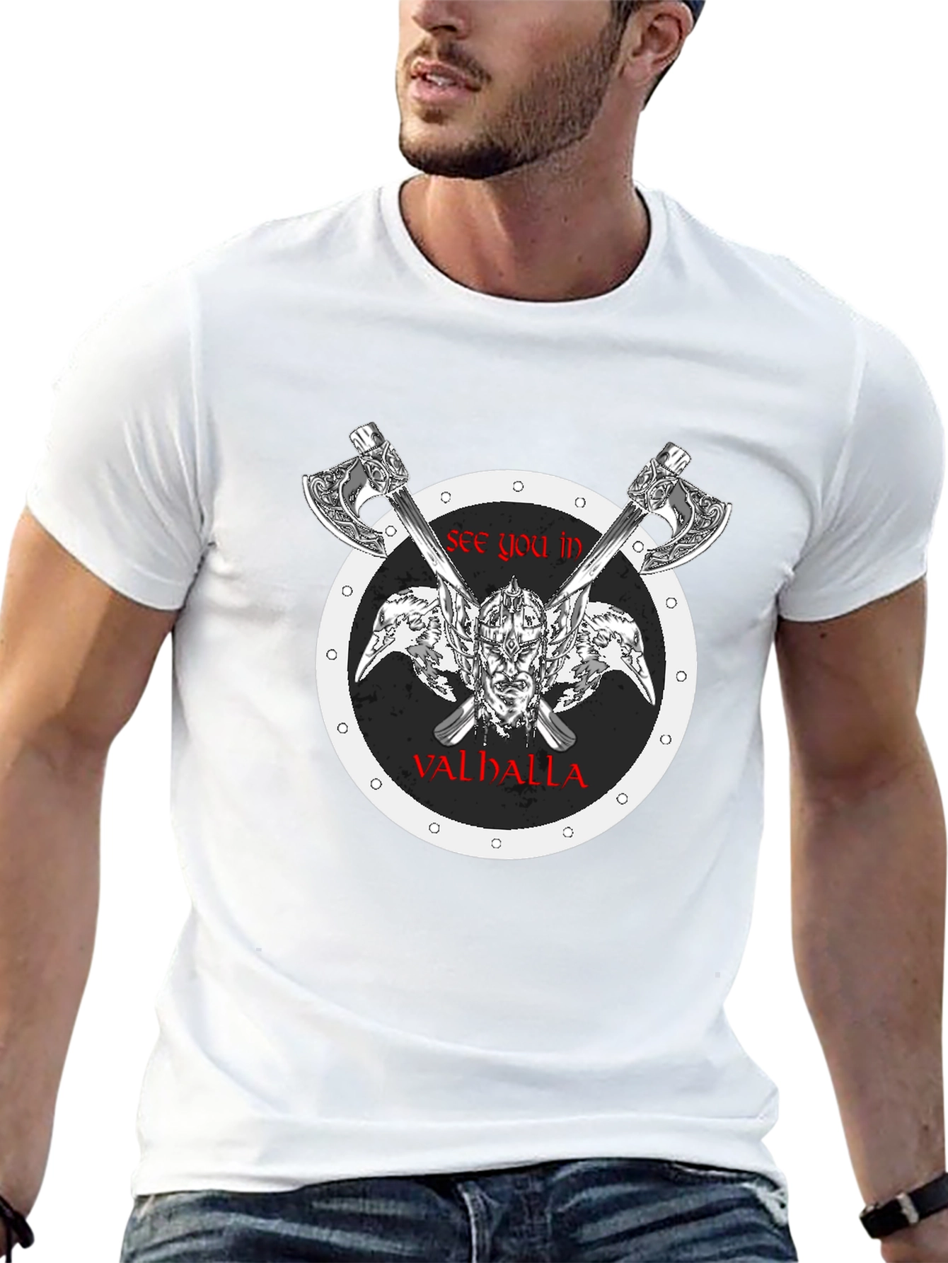 See You In Valhalla Viking T-Shirt