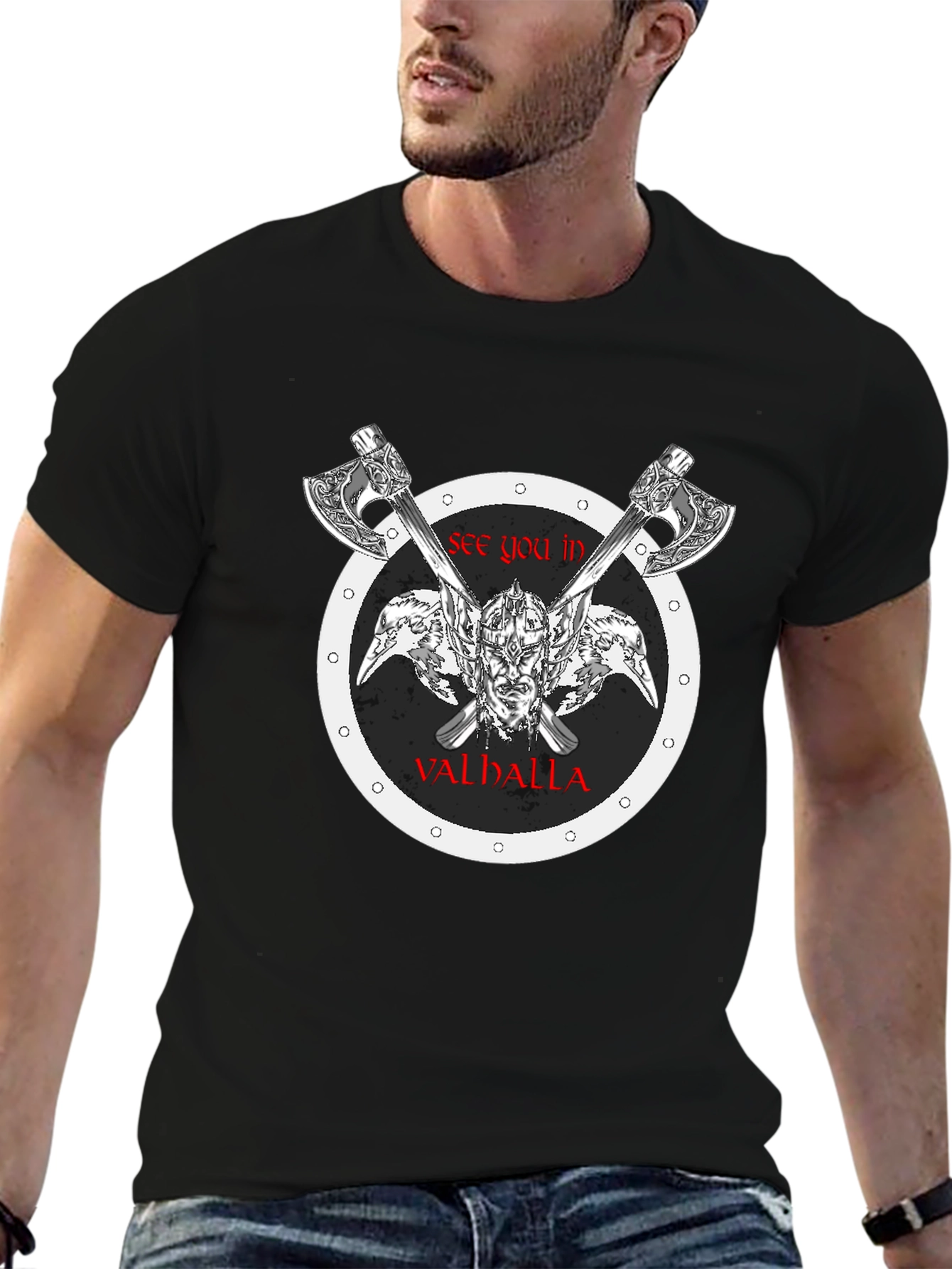 See You In Valhalla Viking T-Shirt
