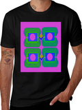 Abstract Geometric Graphic Print T-Shirt