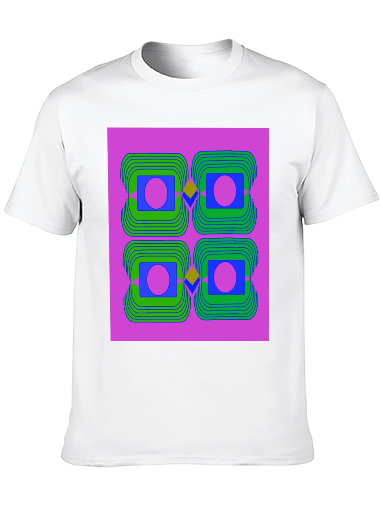 Abstract Geometric Graphic Print T-Shirt