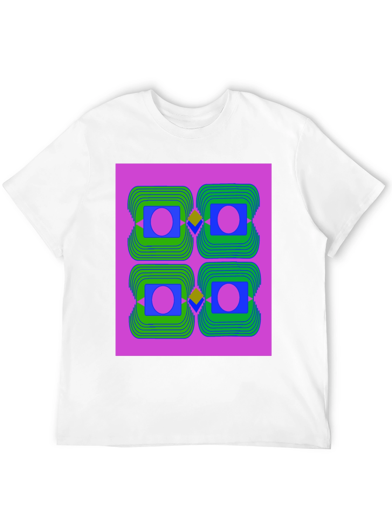 Abstract Geometric Graphic Print T-Shirt
