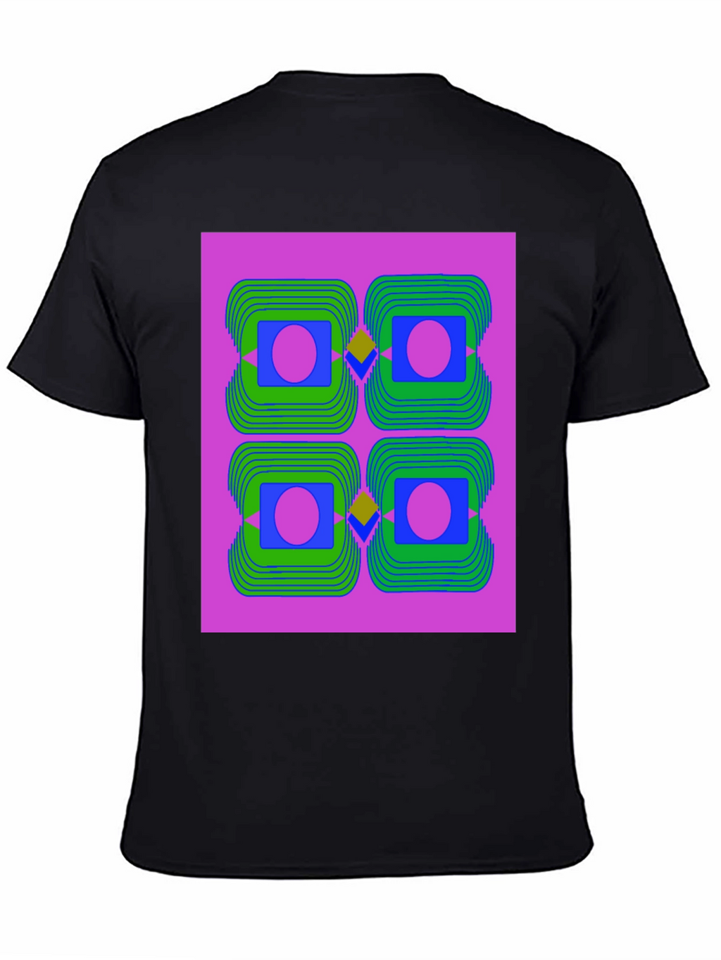 Abstract Geometric Graphic Print T-Shirt