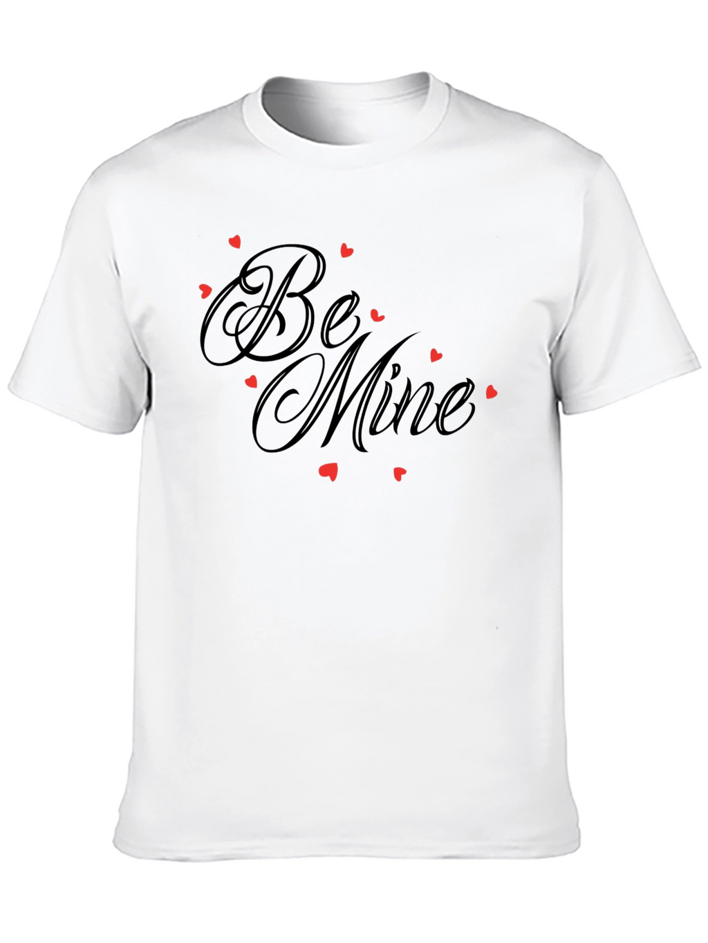 Be Mine Graphic Tee - Valentines Day Black Shirt