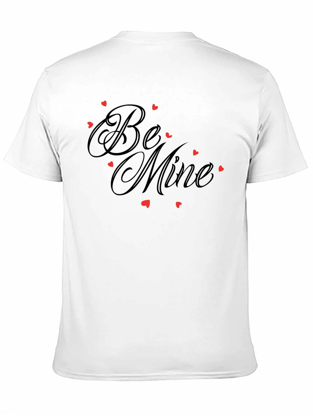 Be Mine Graphic Tee - Valentines Day Black Shirt