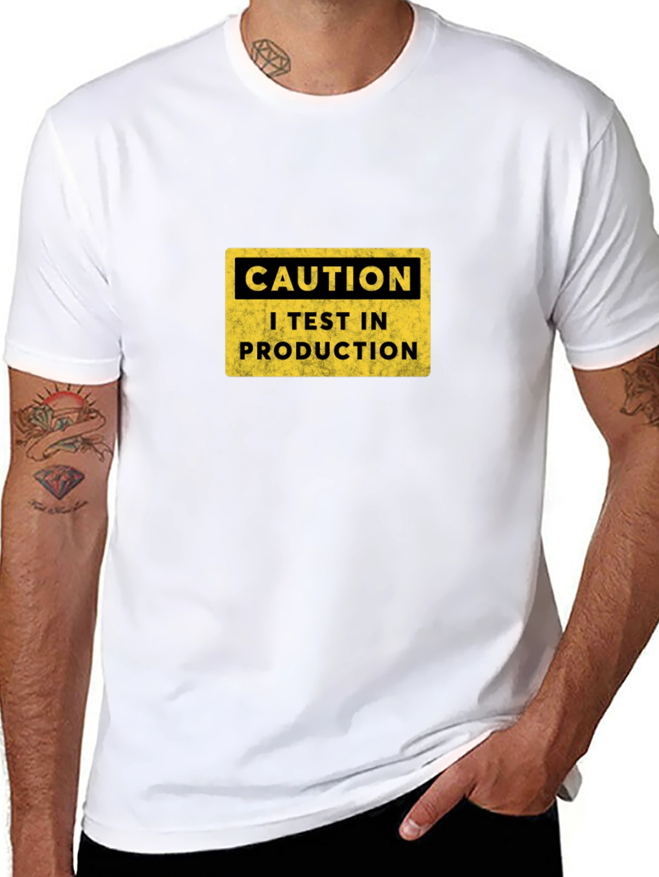 Caution I Test In Production T-Shirt