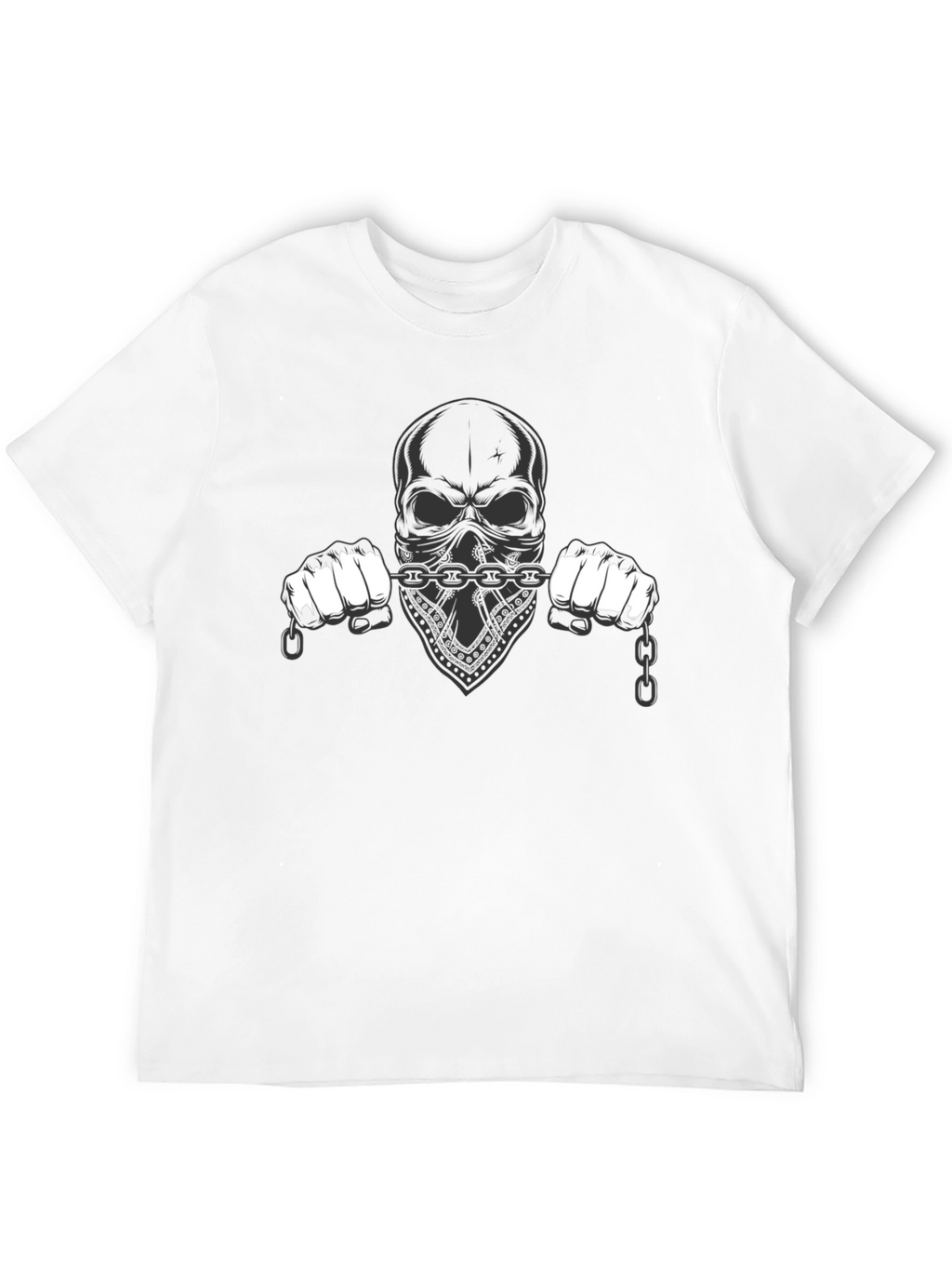 Skull Bandit Graphic T-Shirt