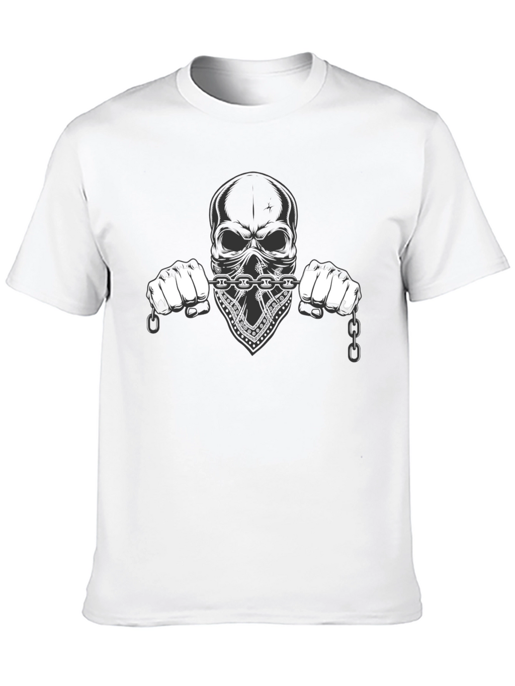 Skull Bandit Graphic T-Shirt