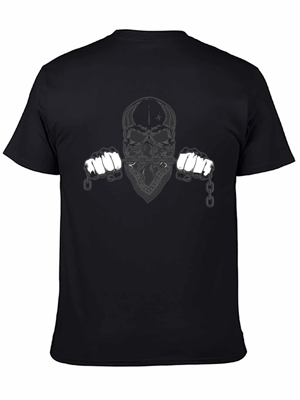 Skull Bandit Graphic T-Shirt