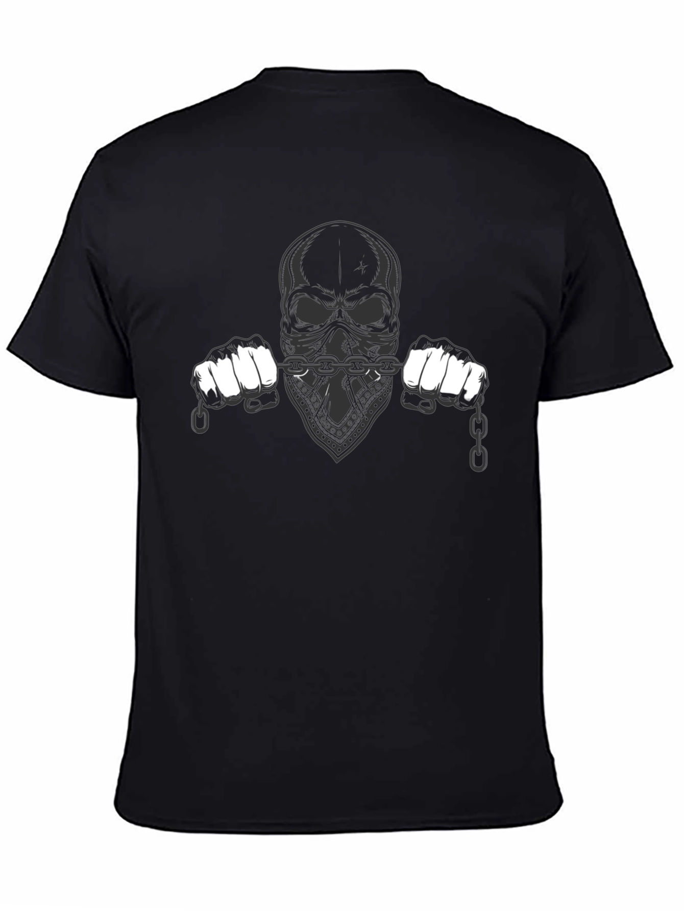 Skull Bandit Graphic T-Shirt