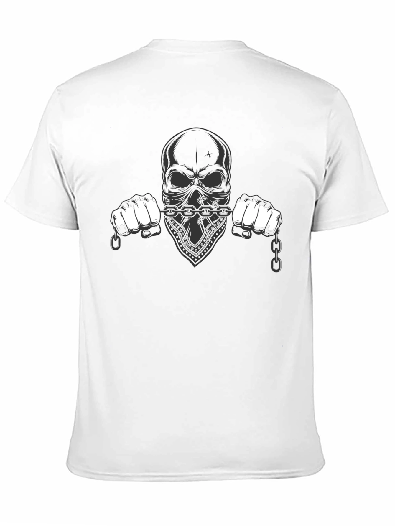 Skull Bandit Graphic T-Shirt
