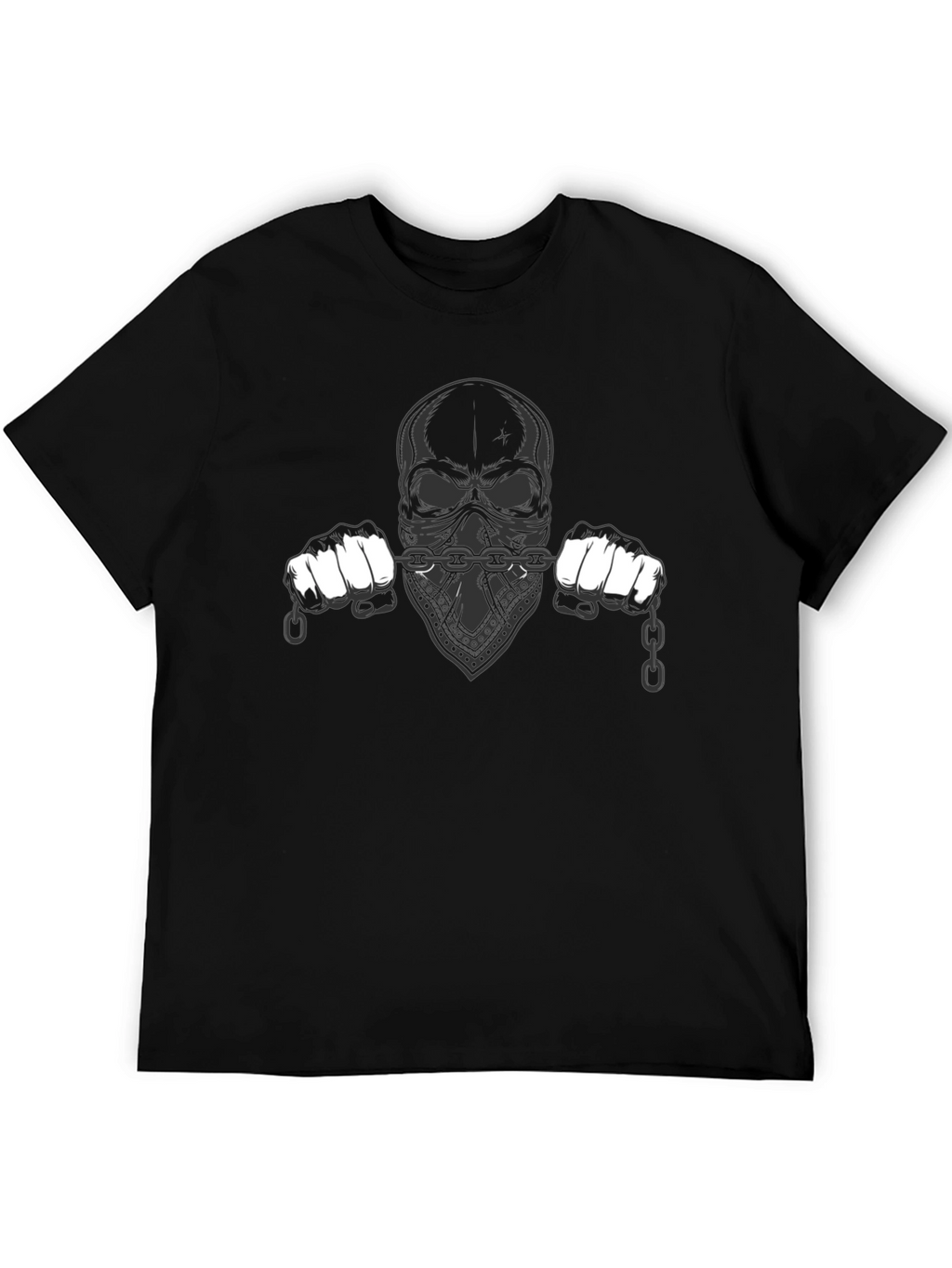 Skull Bandit Graphic T-Shirt