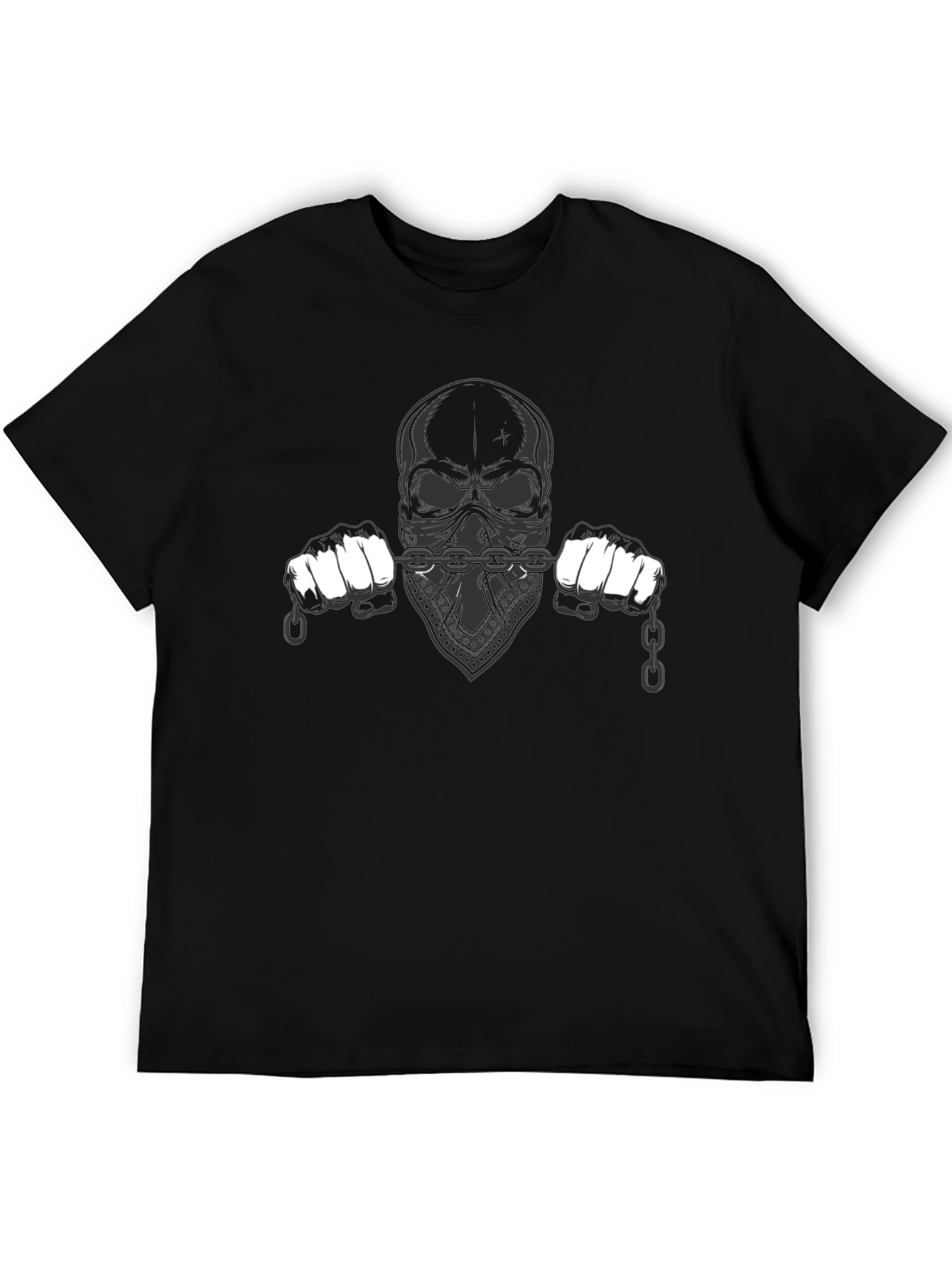 Skull Bandit Graphic T-Shirt