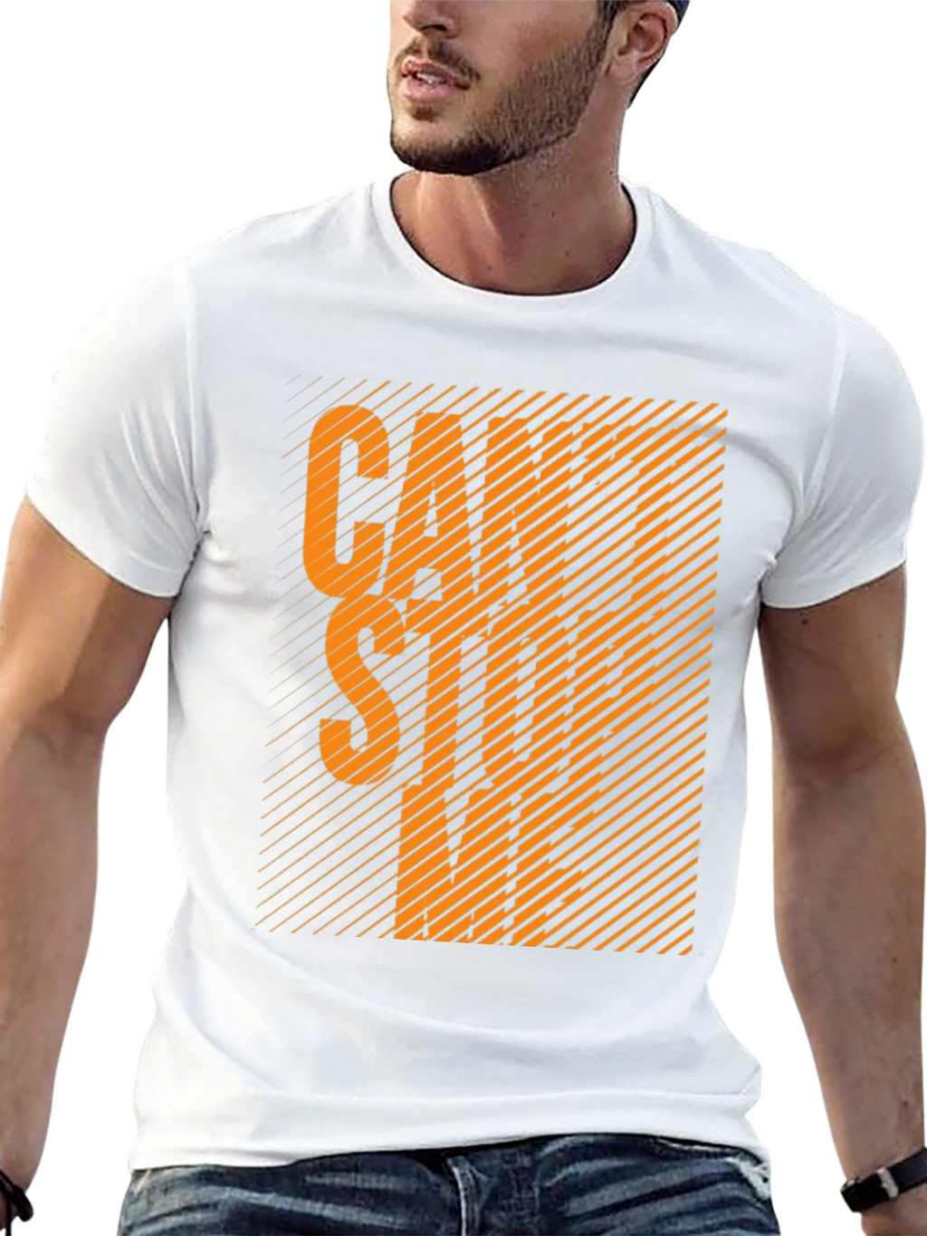 Cant Stop Me Graphic Tee - Black Cotton T-Shirt