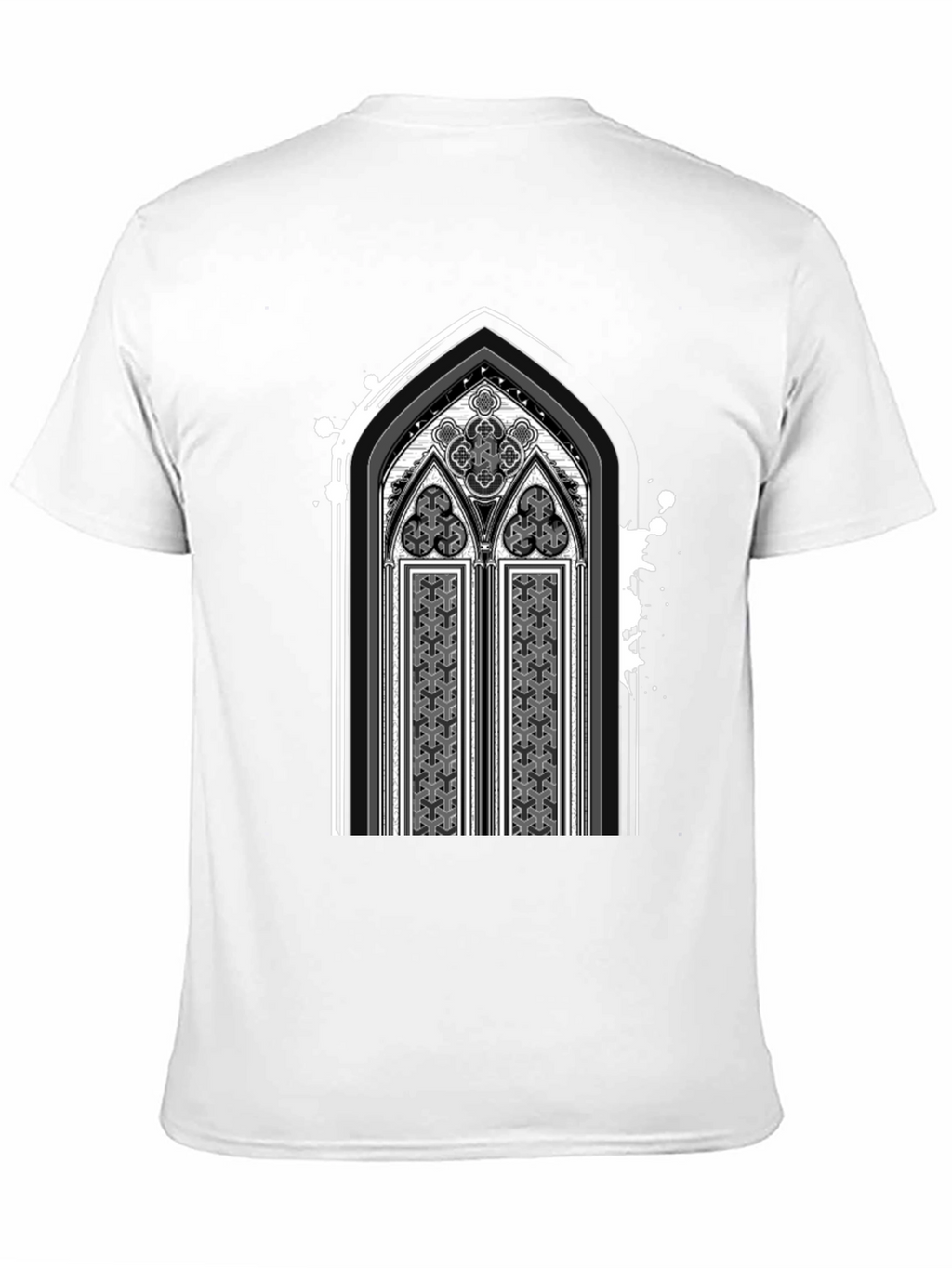 Gothic Arch Graphic Tee - Dark Style Shirt