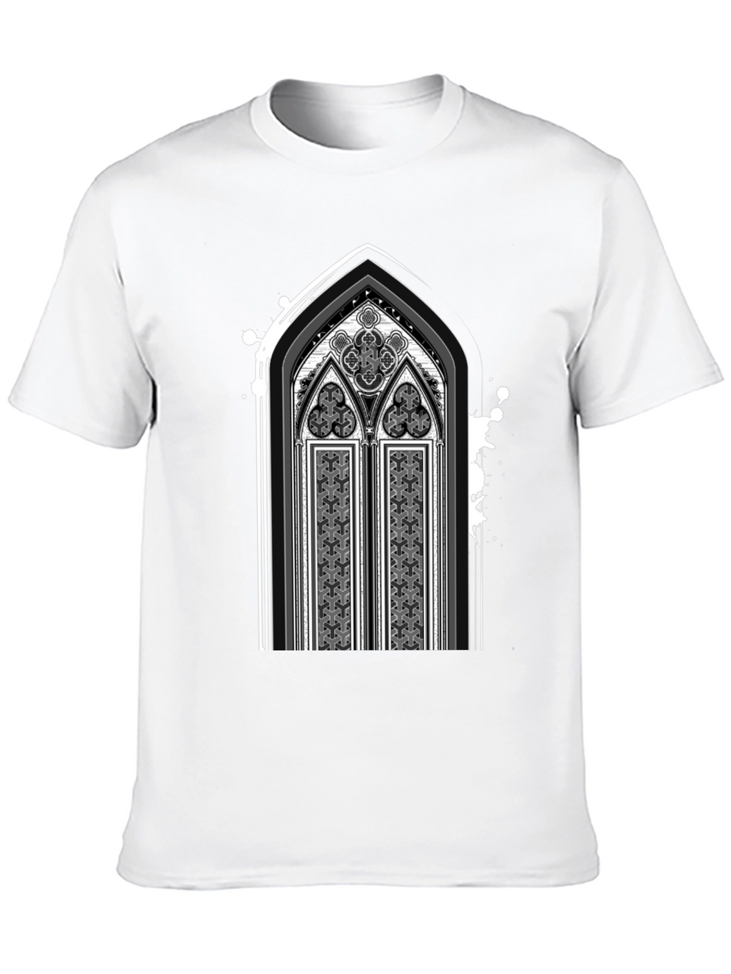 Gothic Arch Graphic Tee - Dark Style Shirt