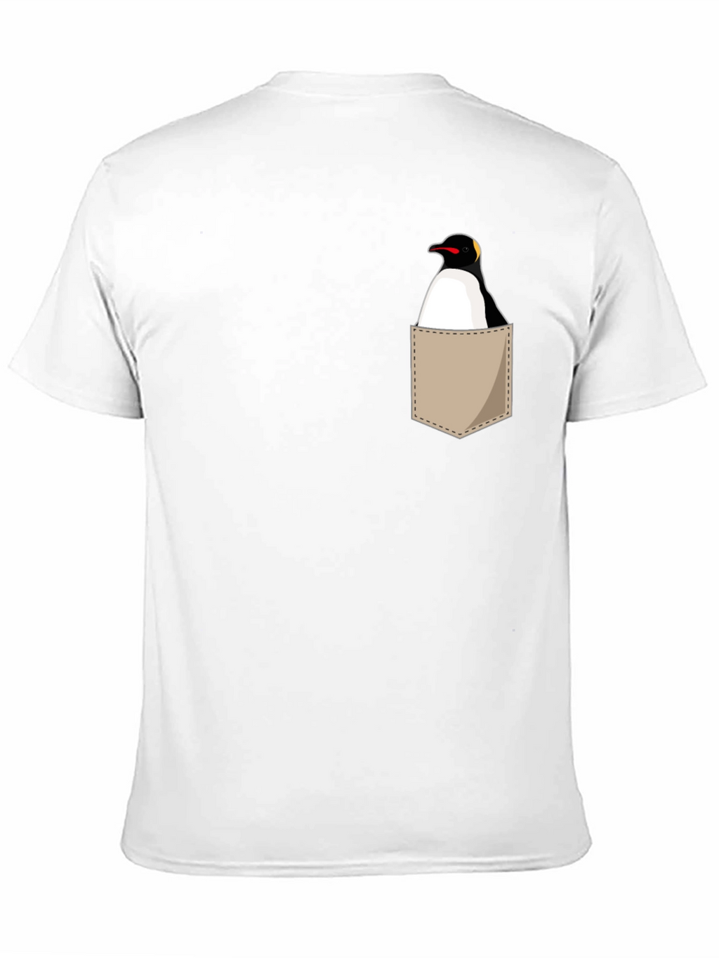 Penguin Pocket T-Shirt - Unique Graphic Tee