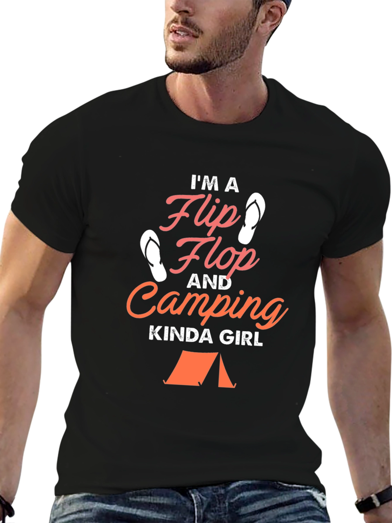 Flip Flop and Camping Kinda Girl T-Shirt