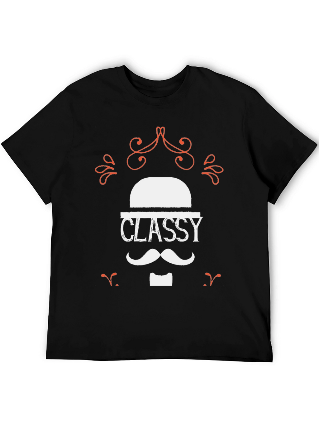 Classy Gentleman Black Graphic Tee