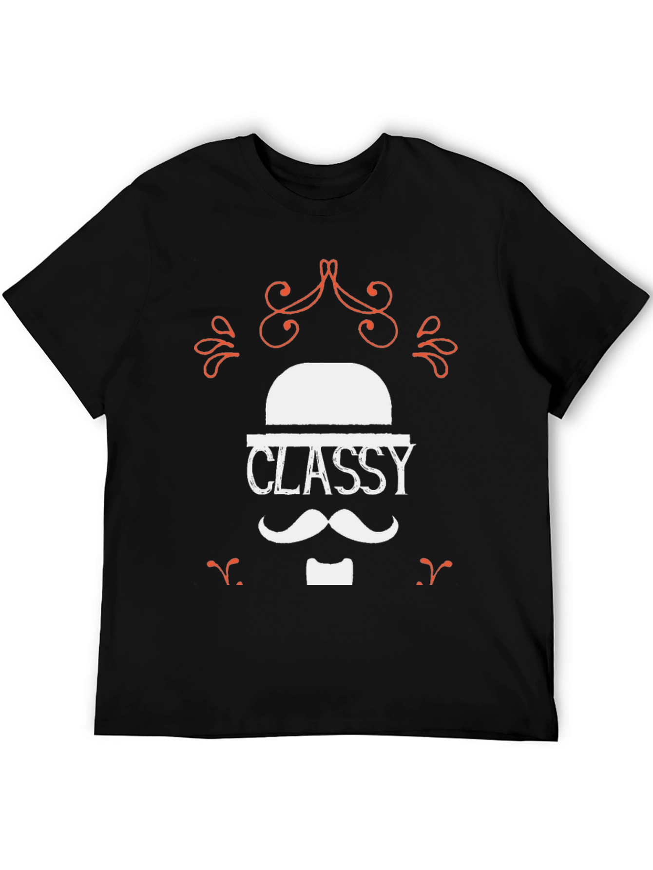 Classy Gentleman Black Graphic Tee