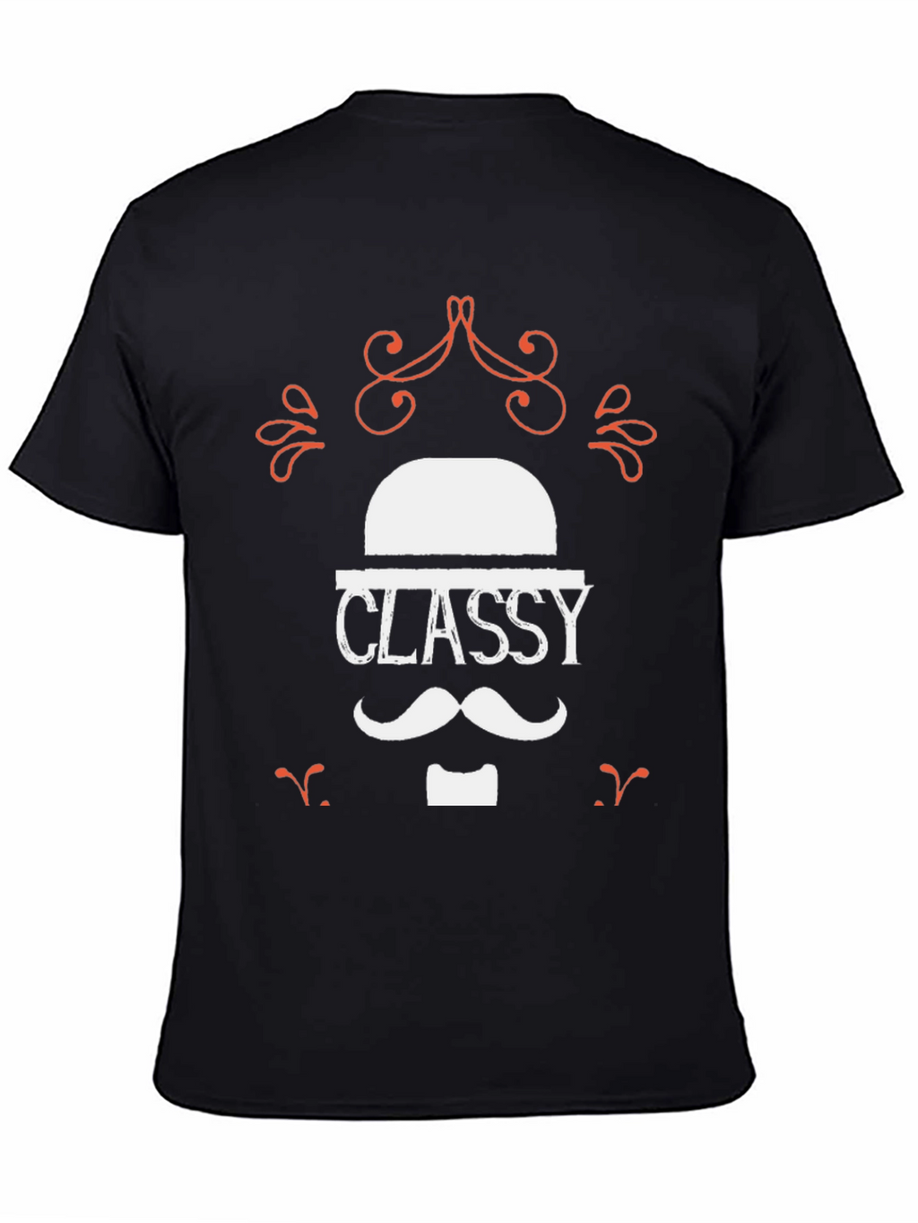 Classy Gentleman Black Graphic Tee