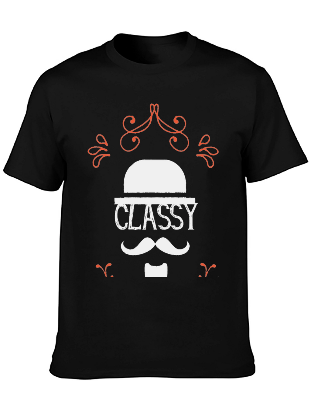 Classy Gentleman Black Graphic Tee