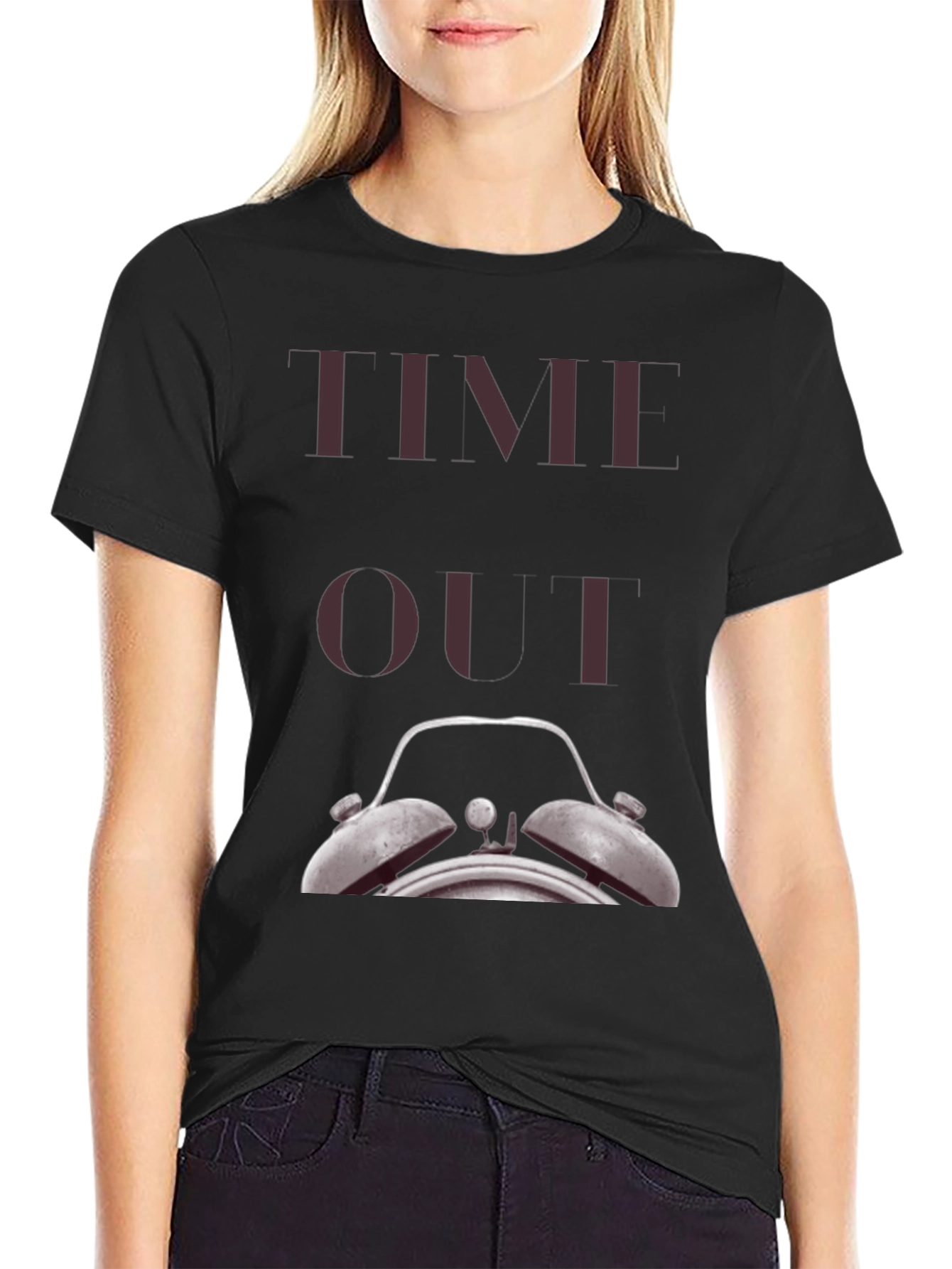 Time Out Clock Graphic T-Shirt - Unisex