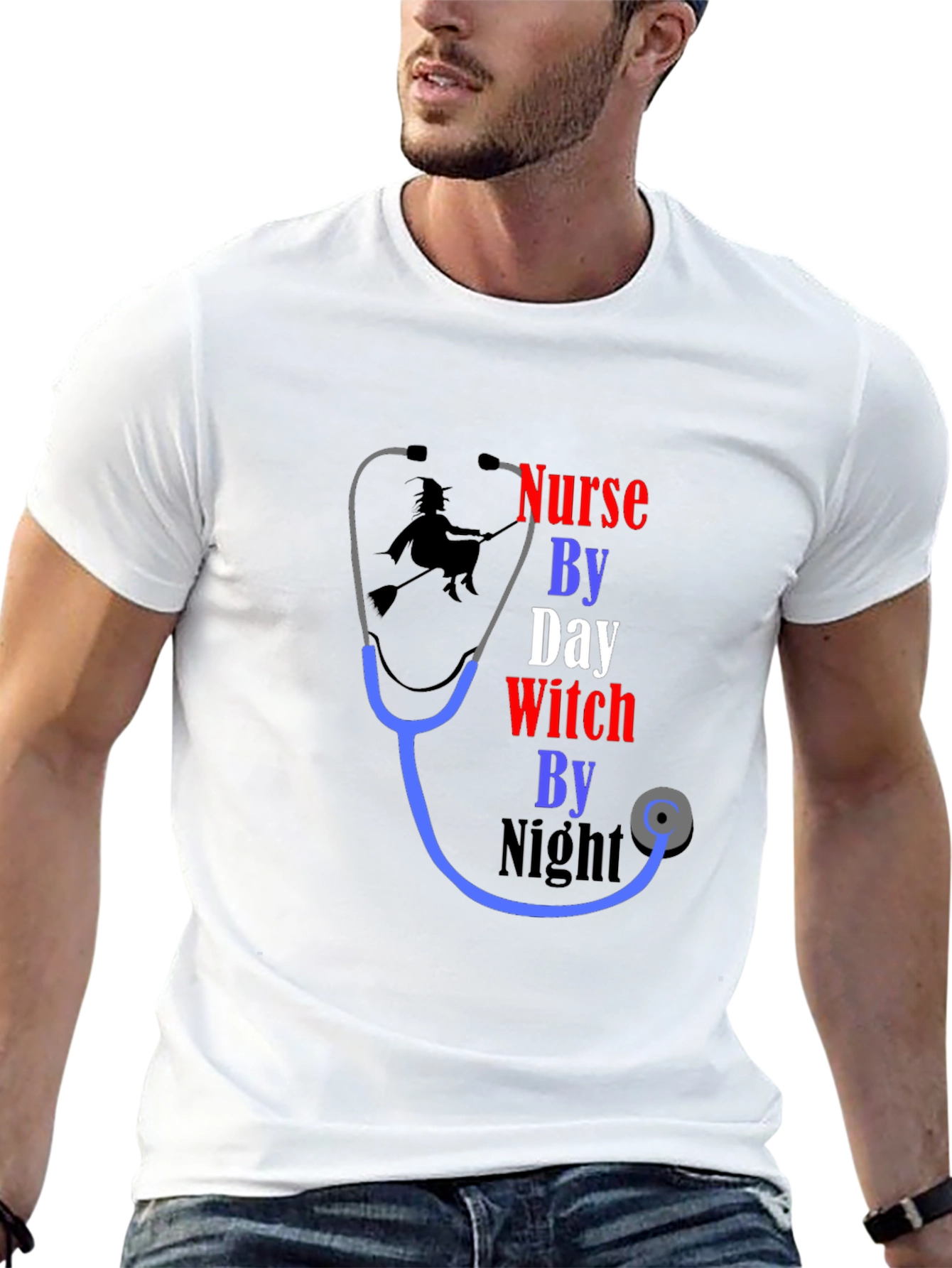 Nurse by Day Witch by Night T-Shirt