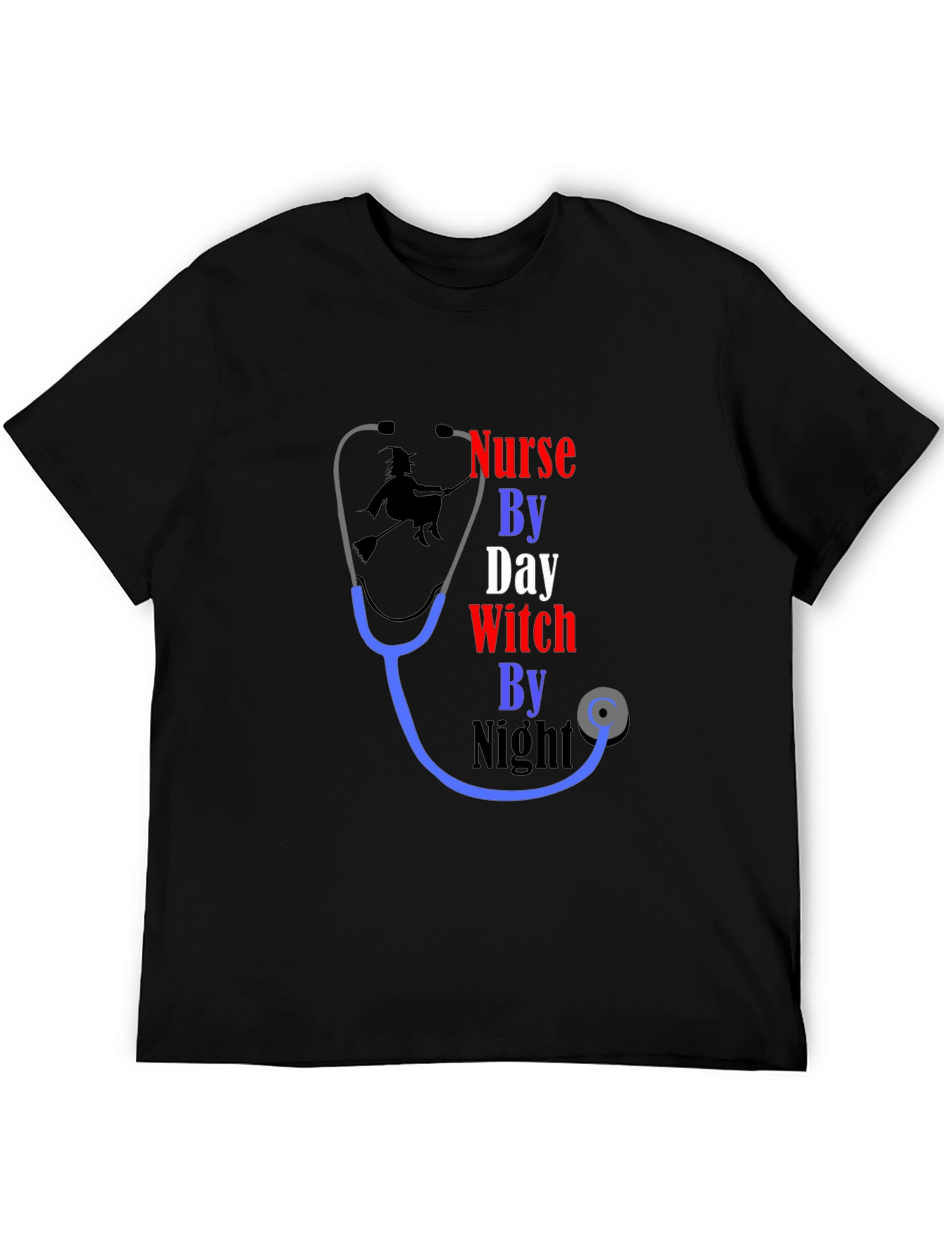 Nurse by Day Witch by Night T-Shirt