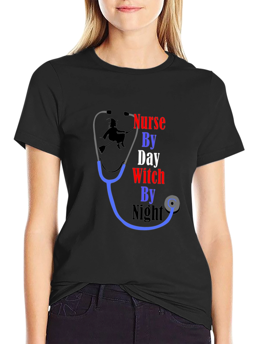 Nurse by Day Witch by Night T-Shirt