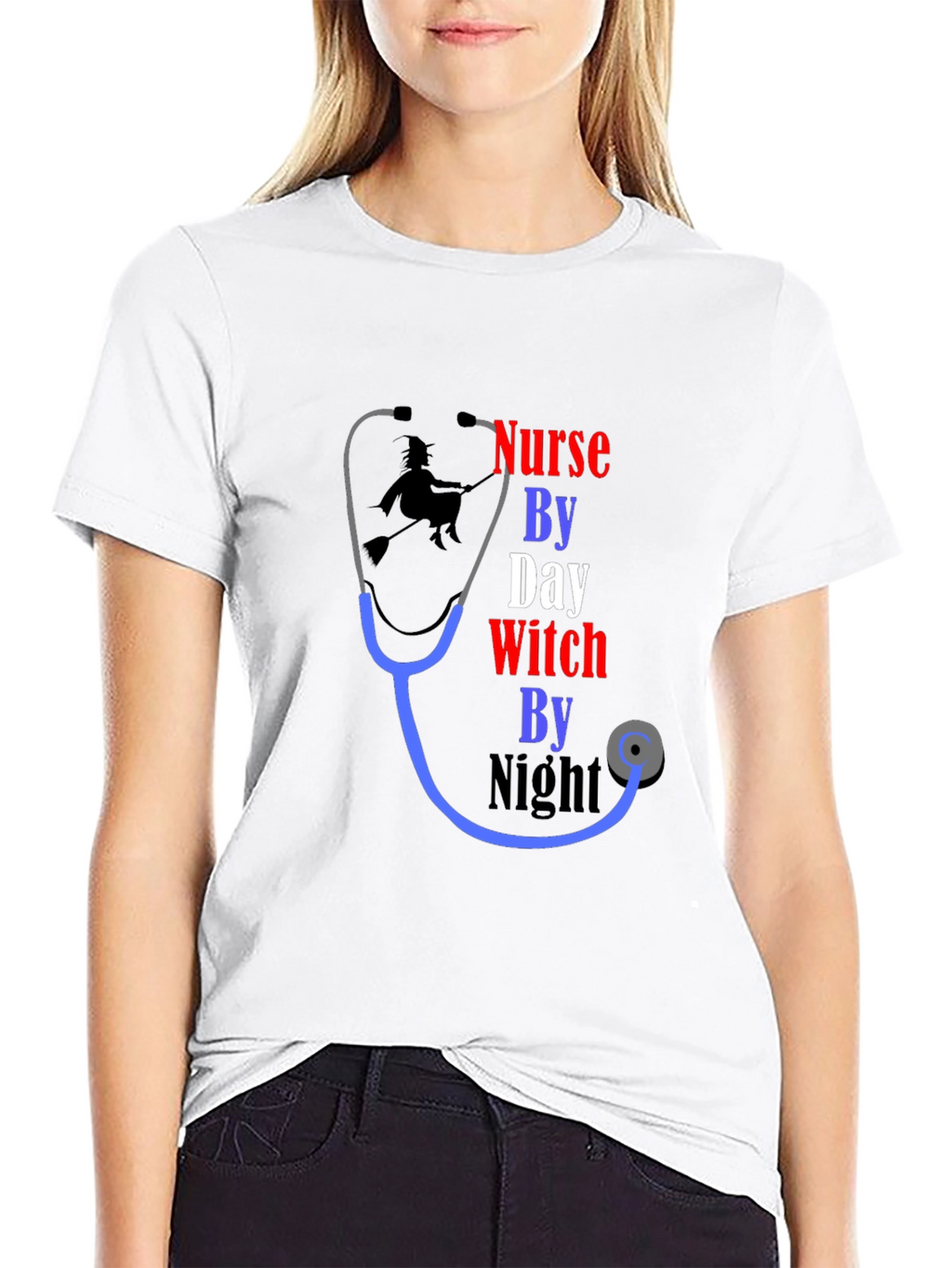 Nurse by Day Witch by Night T-Shirt