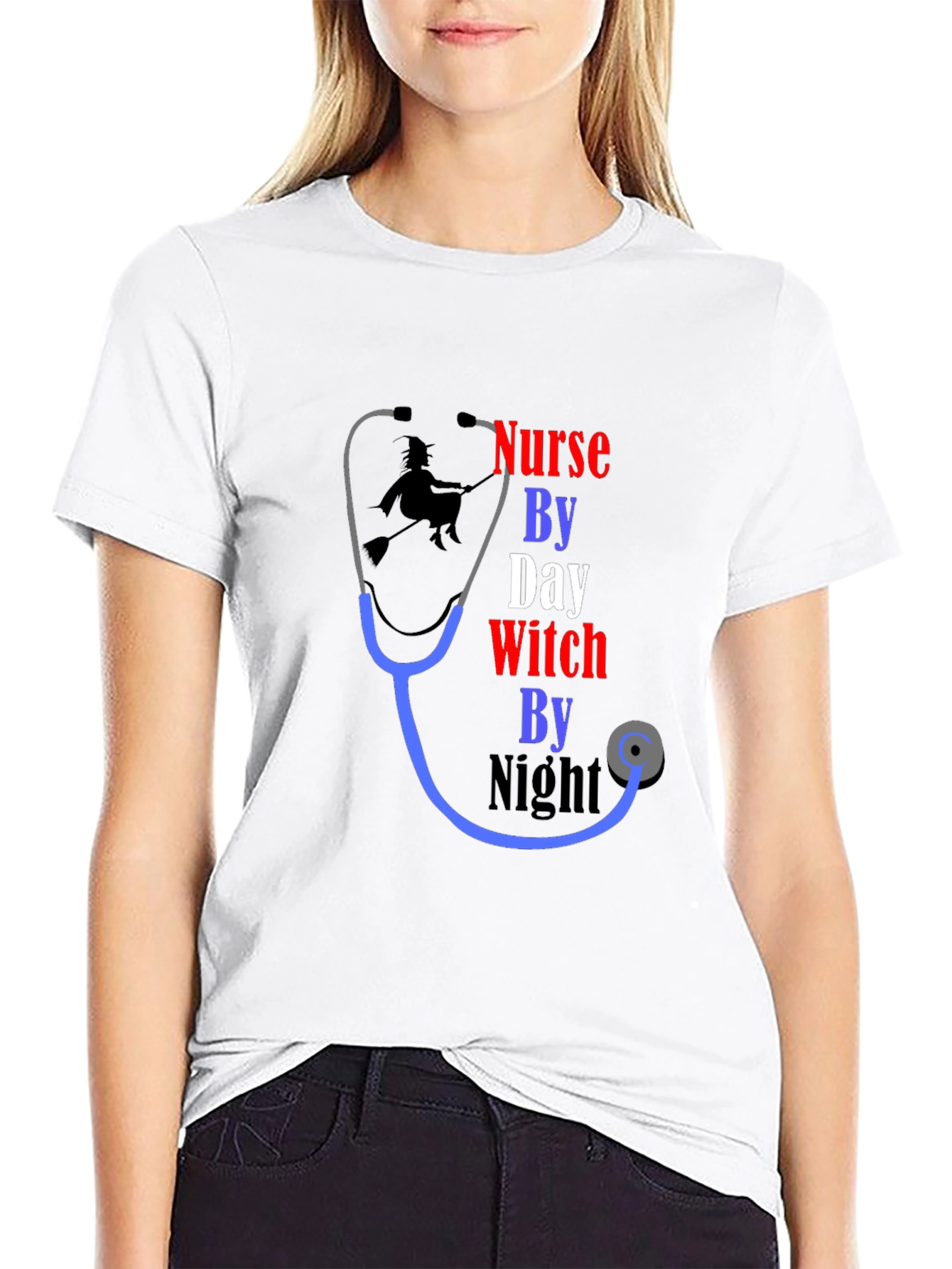 Nurse by Day Witch by Night T-Shirt
