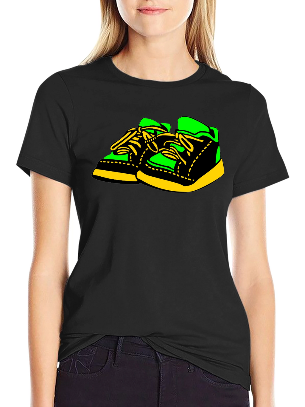 Mens Graphic T-Shirt: Retro Sneakers