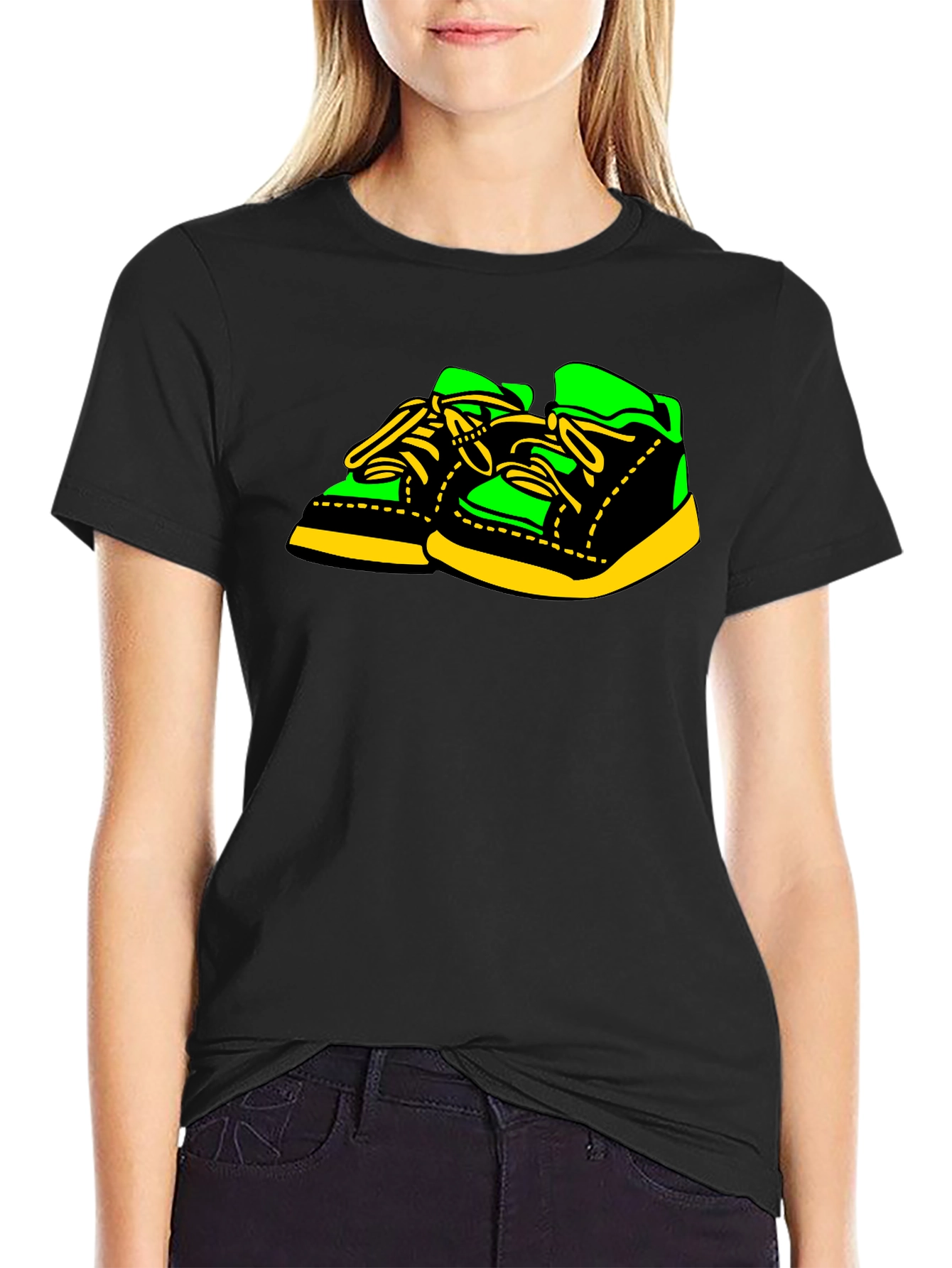 Mens Graphic T-Shirt: Retro Sneakers