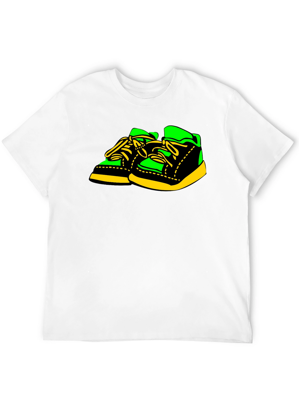 Mens Graphic T-Shirt: Retro Sneakers