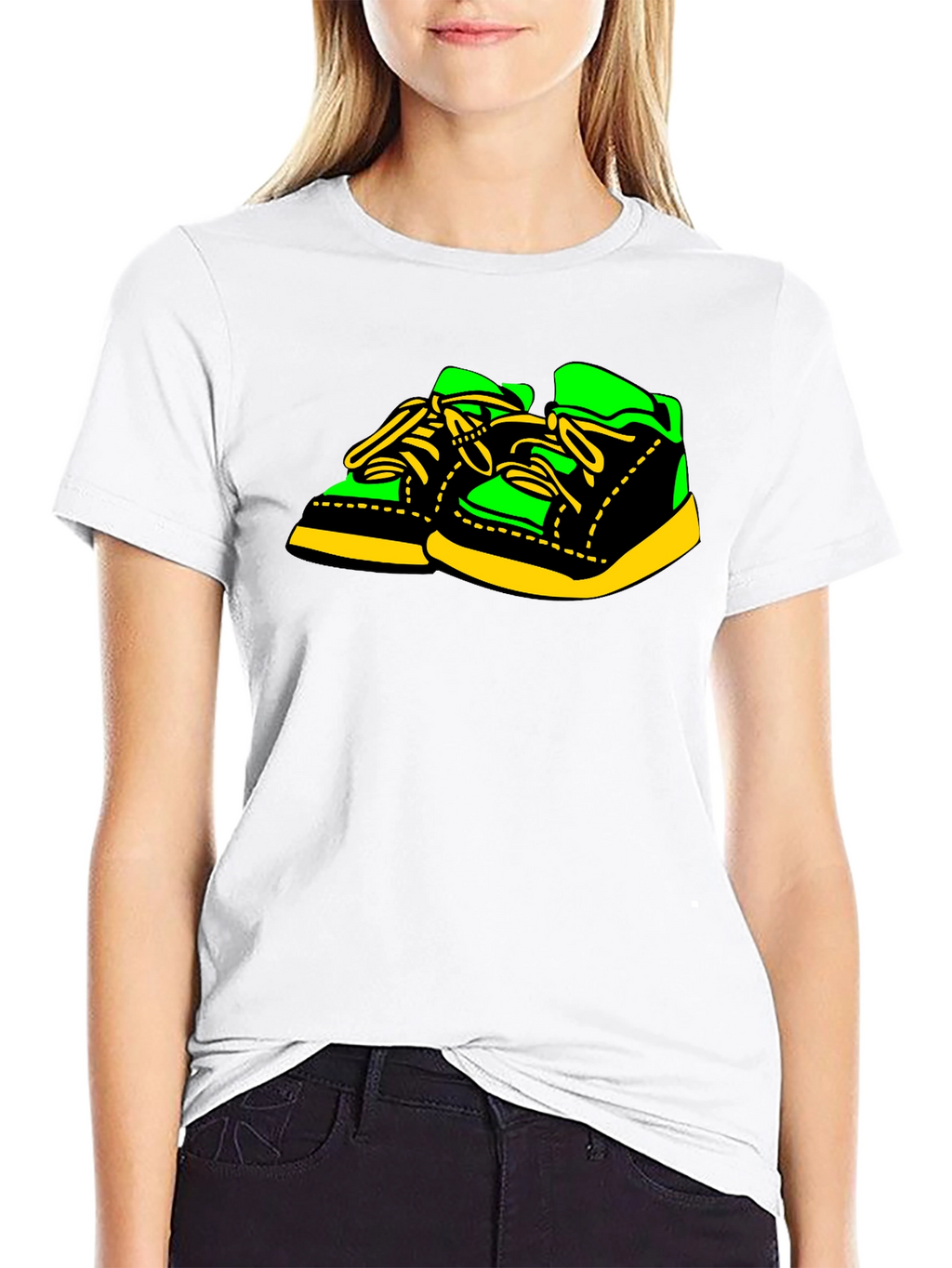 Mens Graphic T-Shirt: Retro Sneakers