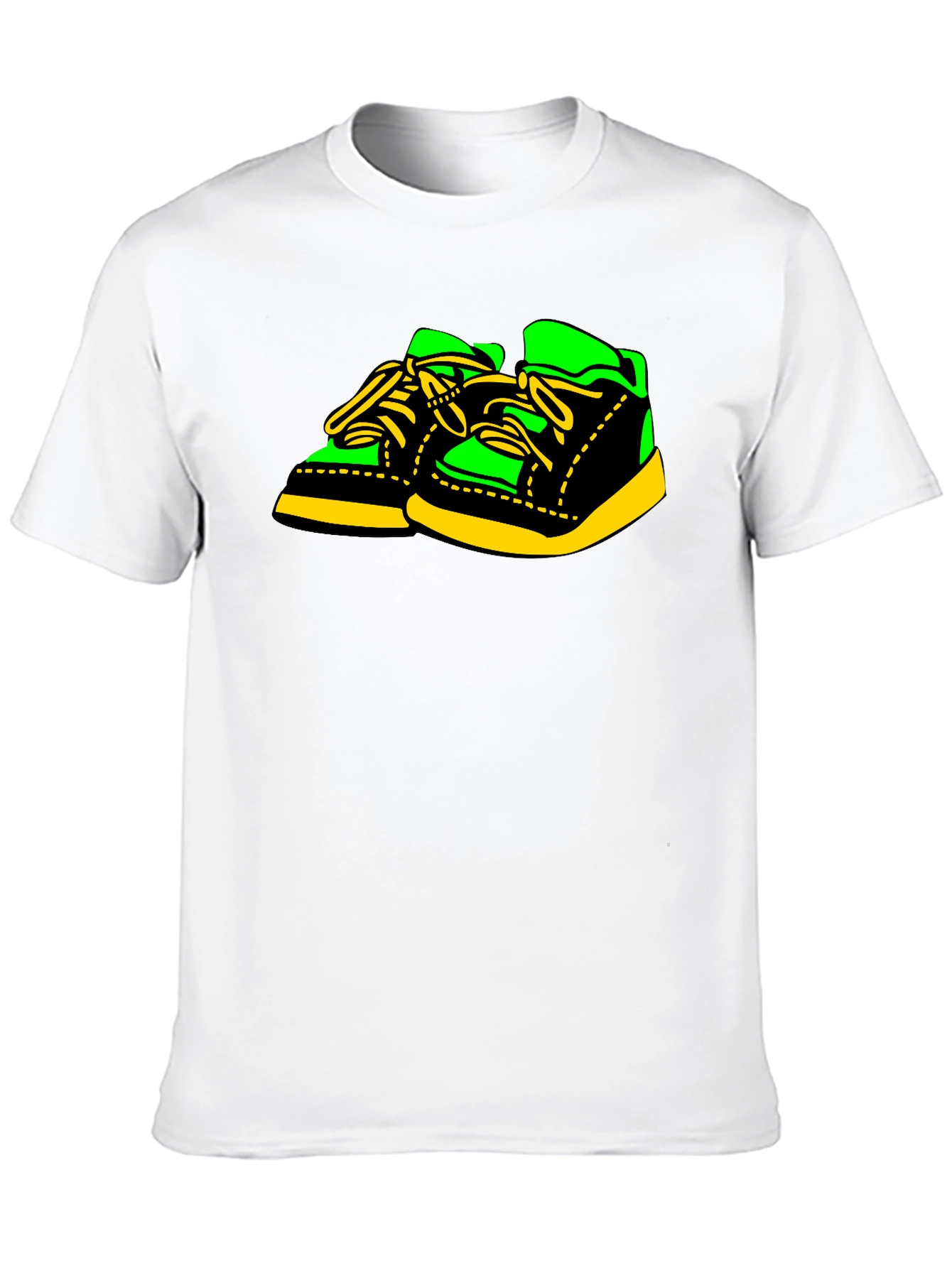 Mens Graphic T-Shirt: Retro Sneakers