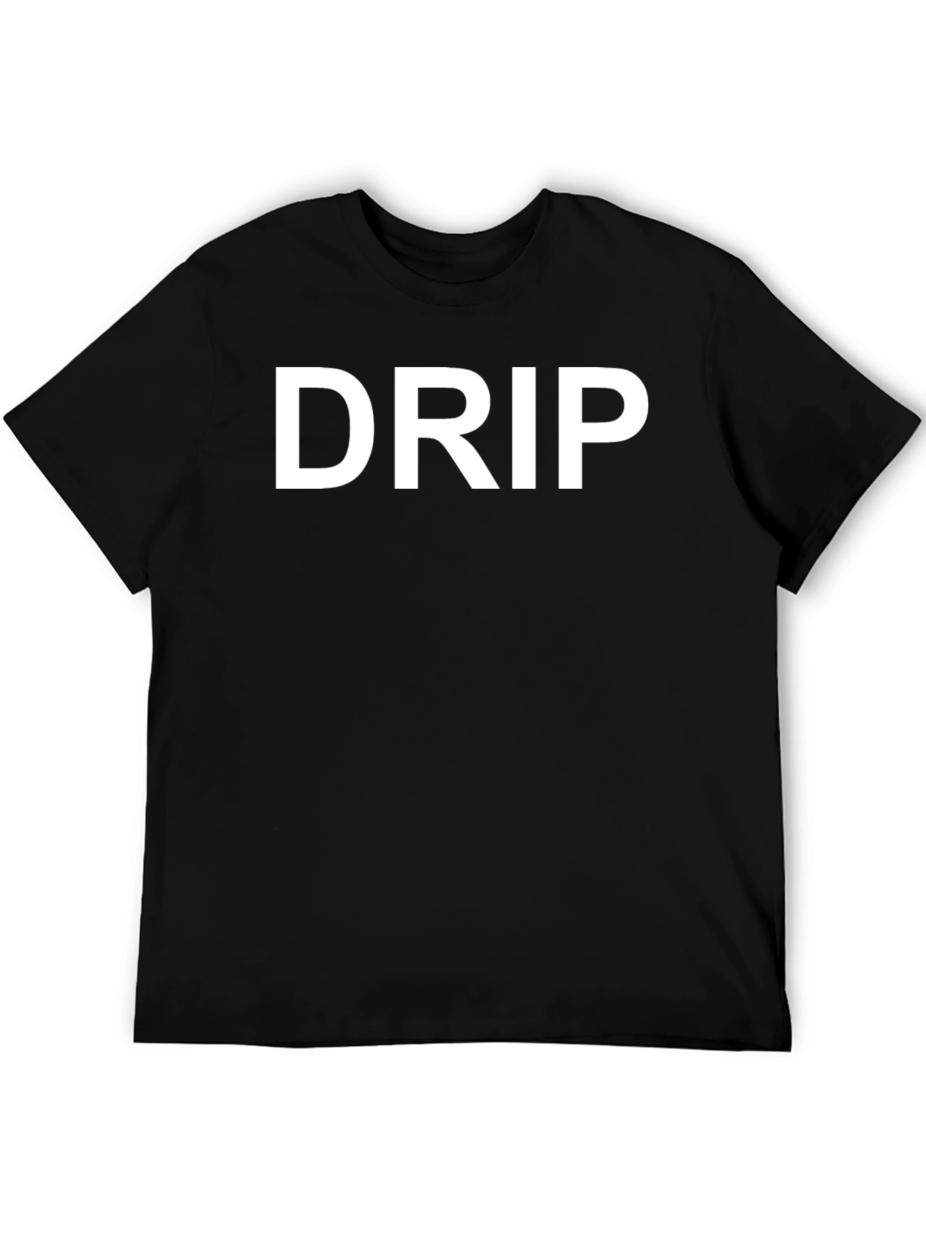 Drip Tee - Stylish Black T-Shirt