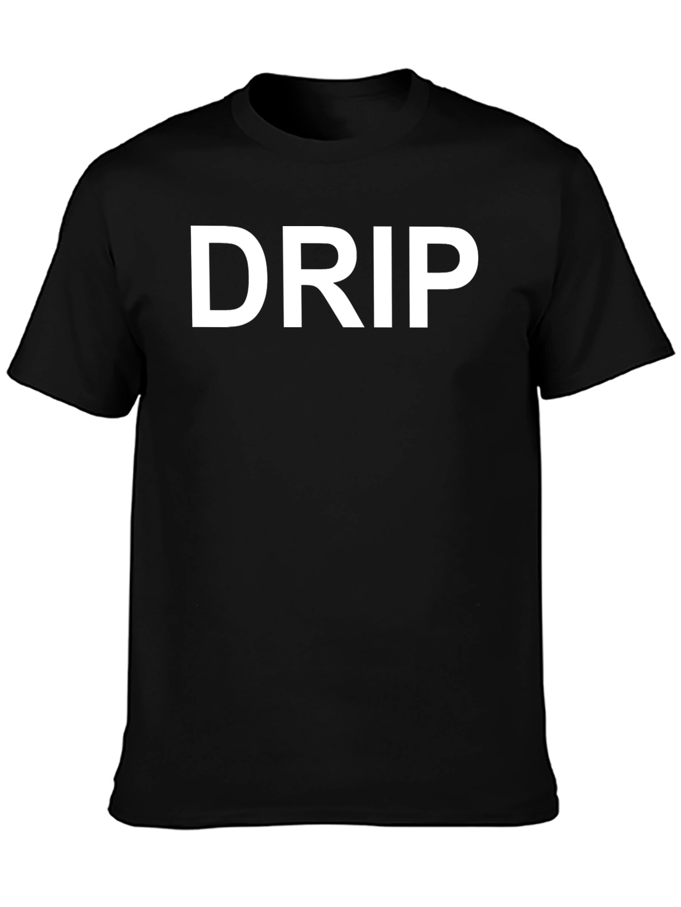Drip Tee - Stylish Black T-Shirt