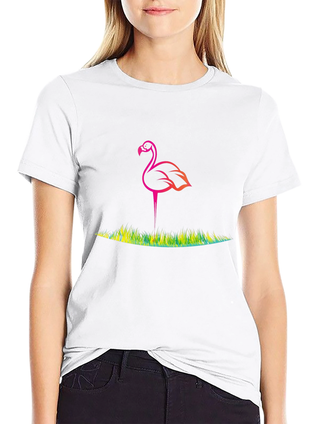 Flamingo Graphic Tee - Vibrant & Unique Design