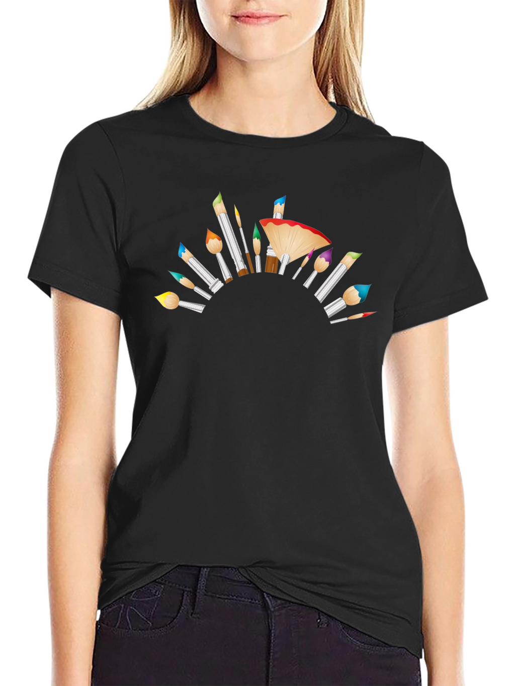 Artistic Paintbrush Graphic Tee