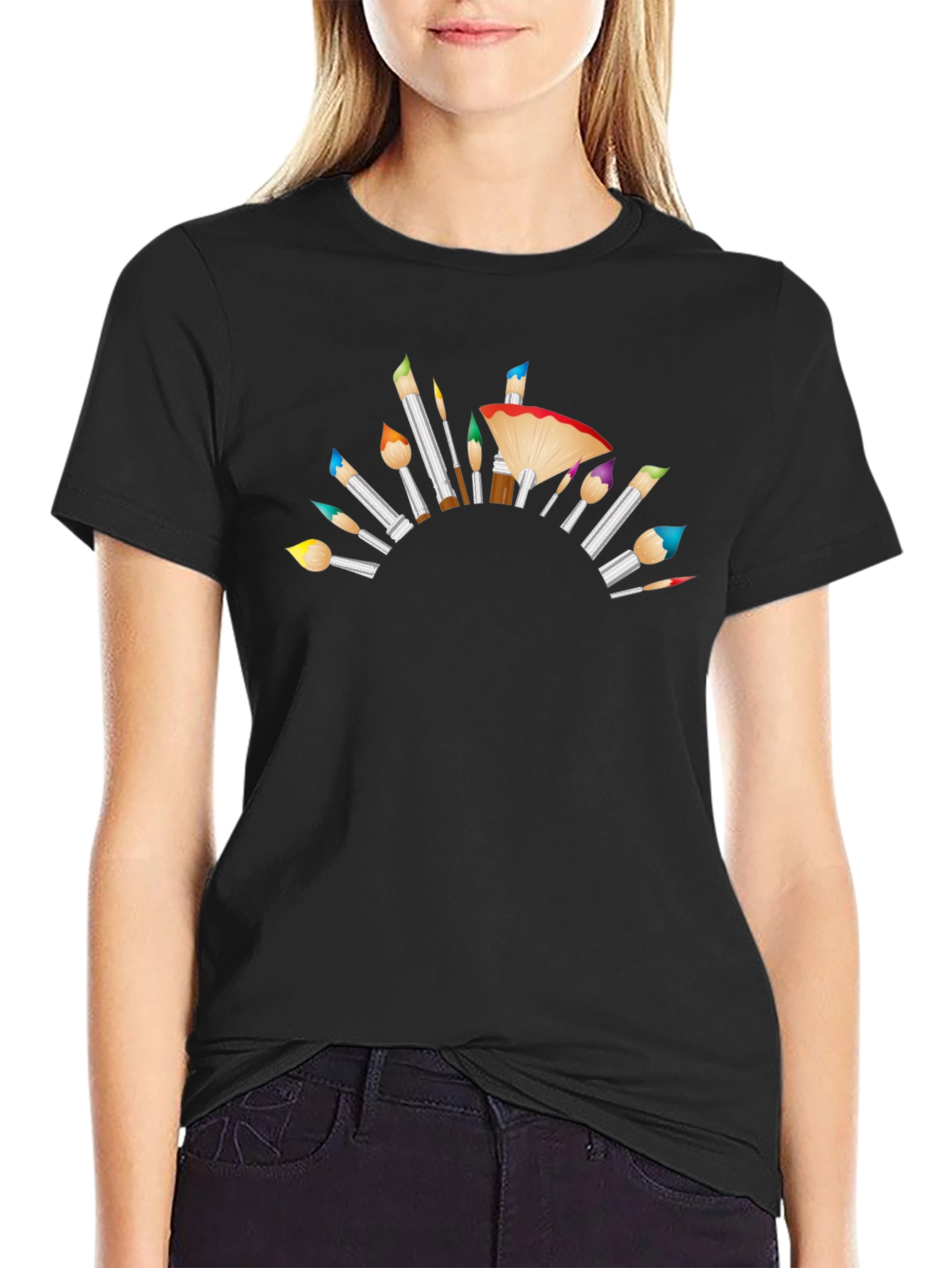 Artistic Paintbrush Graphic Tee