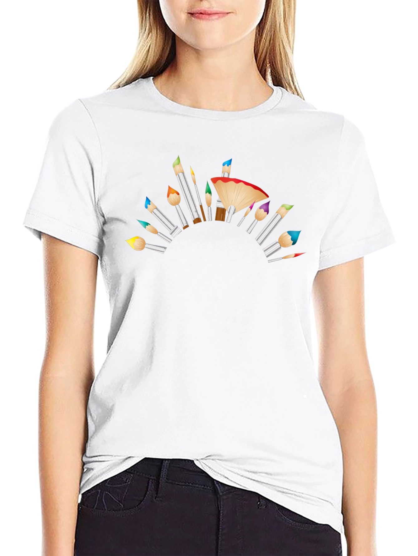 Artistic Paintbrush Graphic Tee