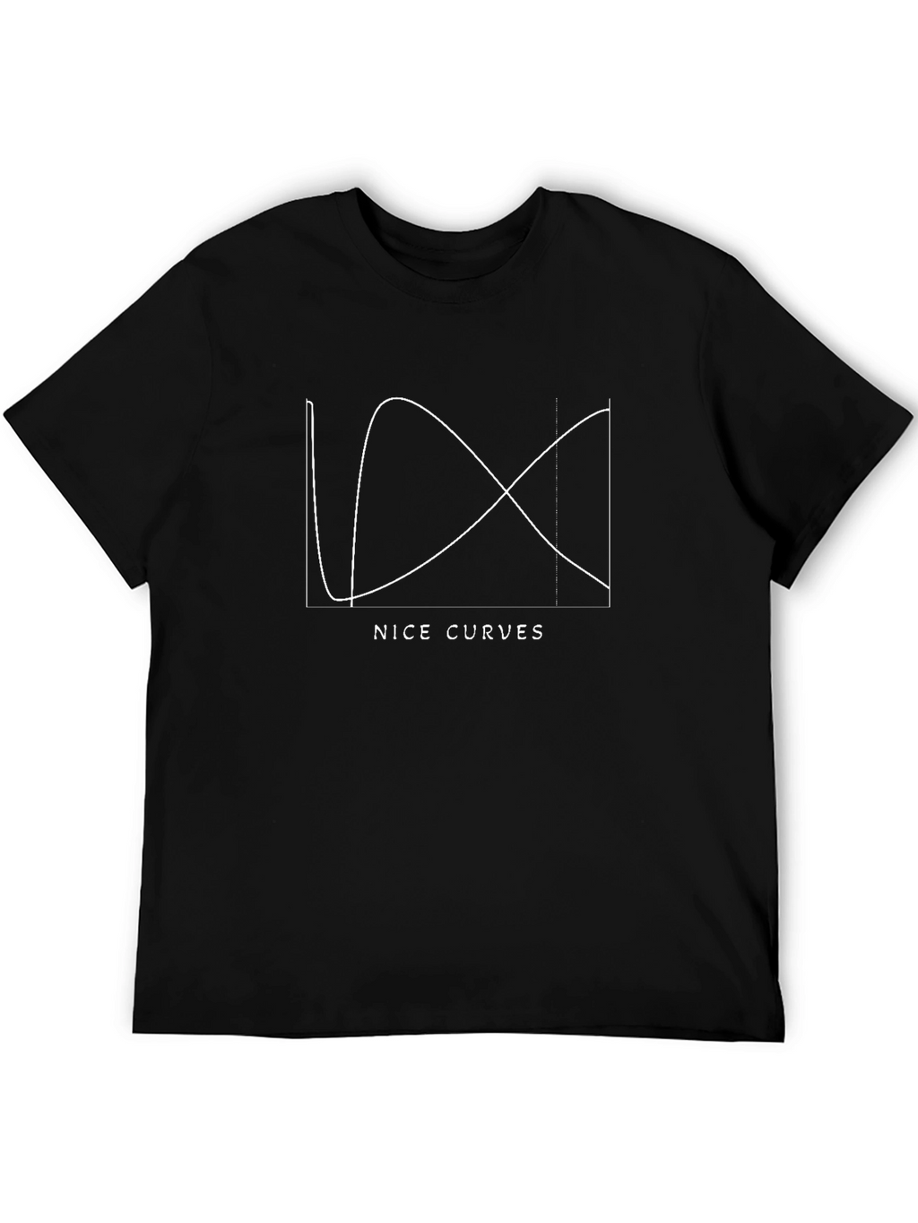 Nice Curves Graphic Tee - Black
