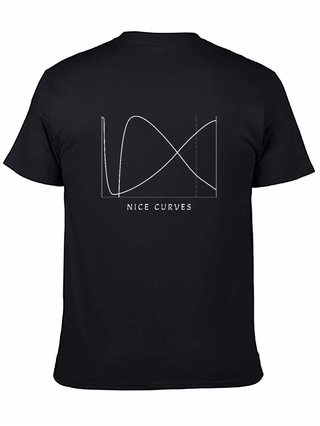 Nice Curves Graphic Tee - Black