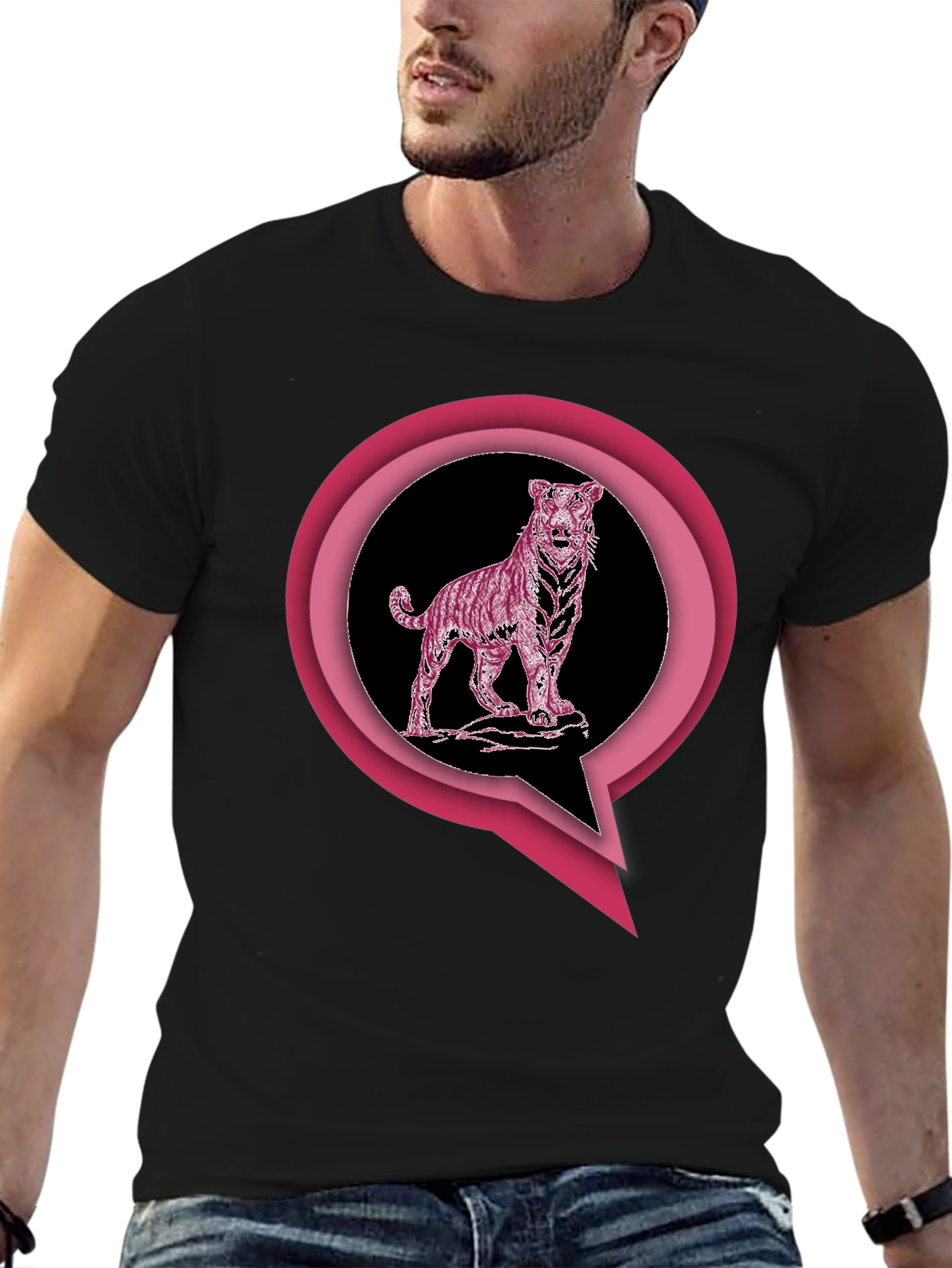 Pink Tiger Graphic Tee